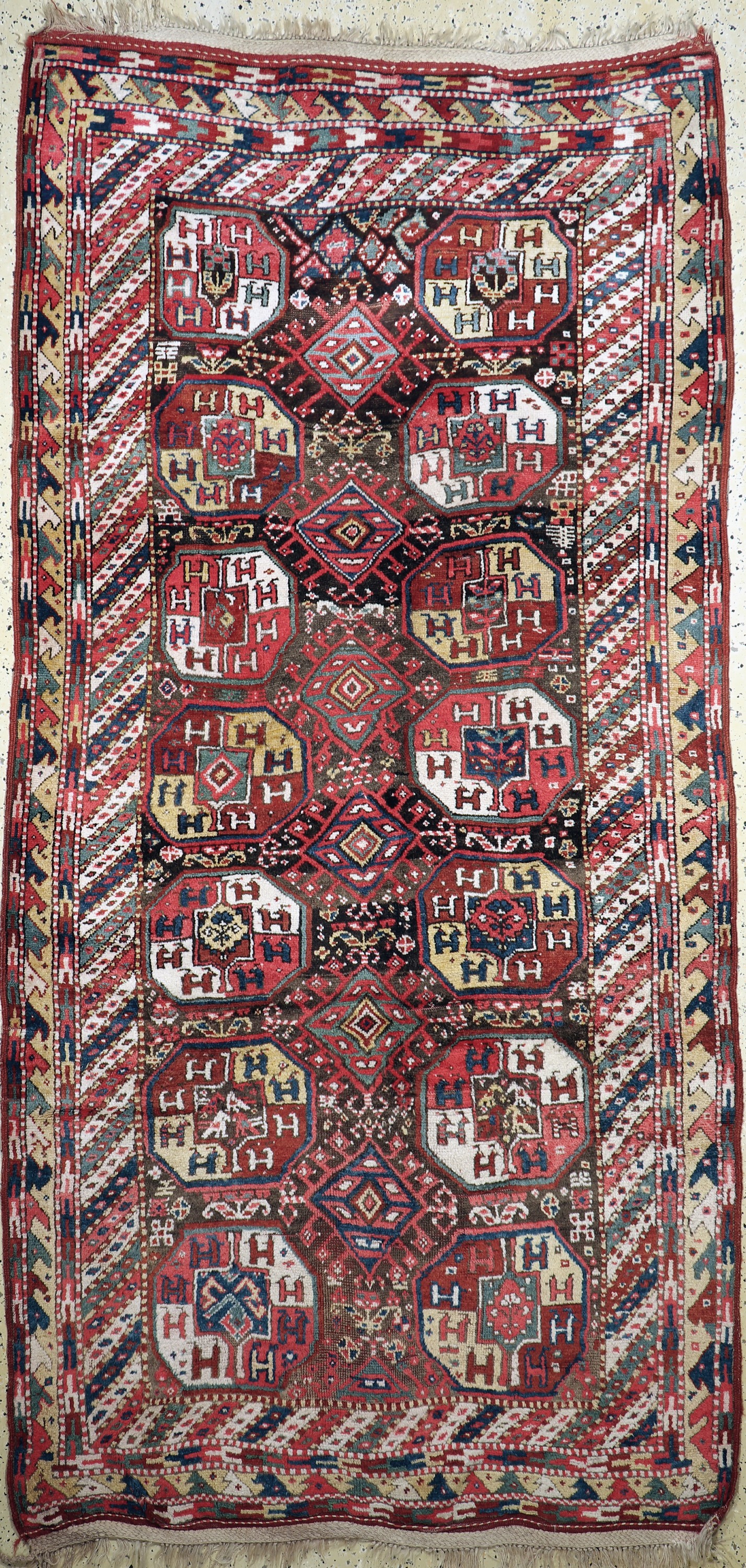Khorasan Kordi, Persien, Anfang 20.Jhd, Wolle auf Wolle, ca. 295 x 148 cm, EHZ: 2-3