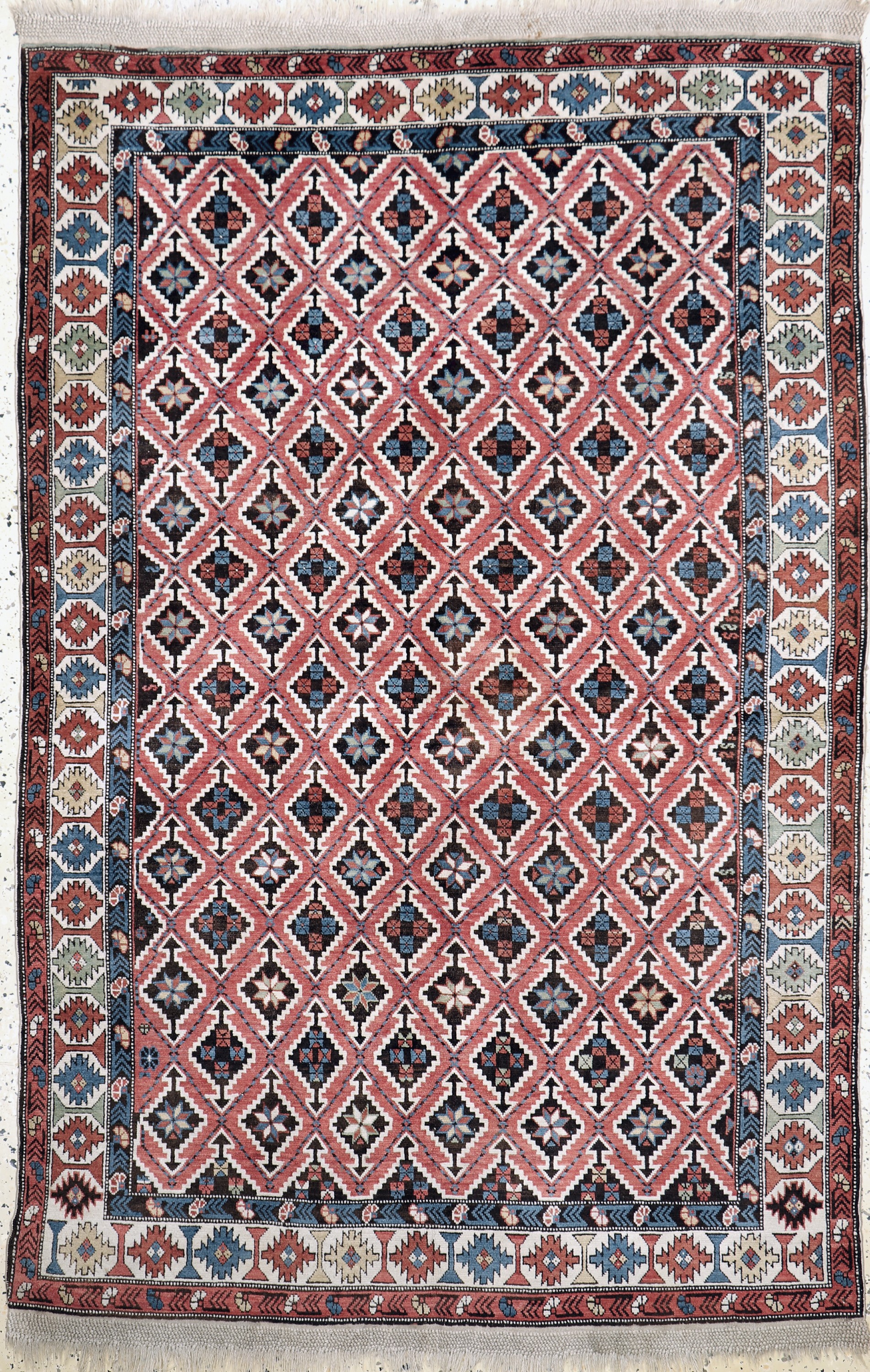 Schirwan alt, Kaukasus, Anfang 20.Jhd, Wolle auf Wolle, ca. 182 x 125 cm, EHZ: 2