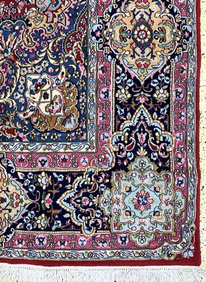 26847202a - Yazd alt, Persien, signiert"Adjdari", Mitte20.Jhd, Wolle auf Baumwolle, ca. ...