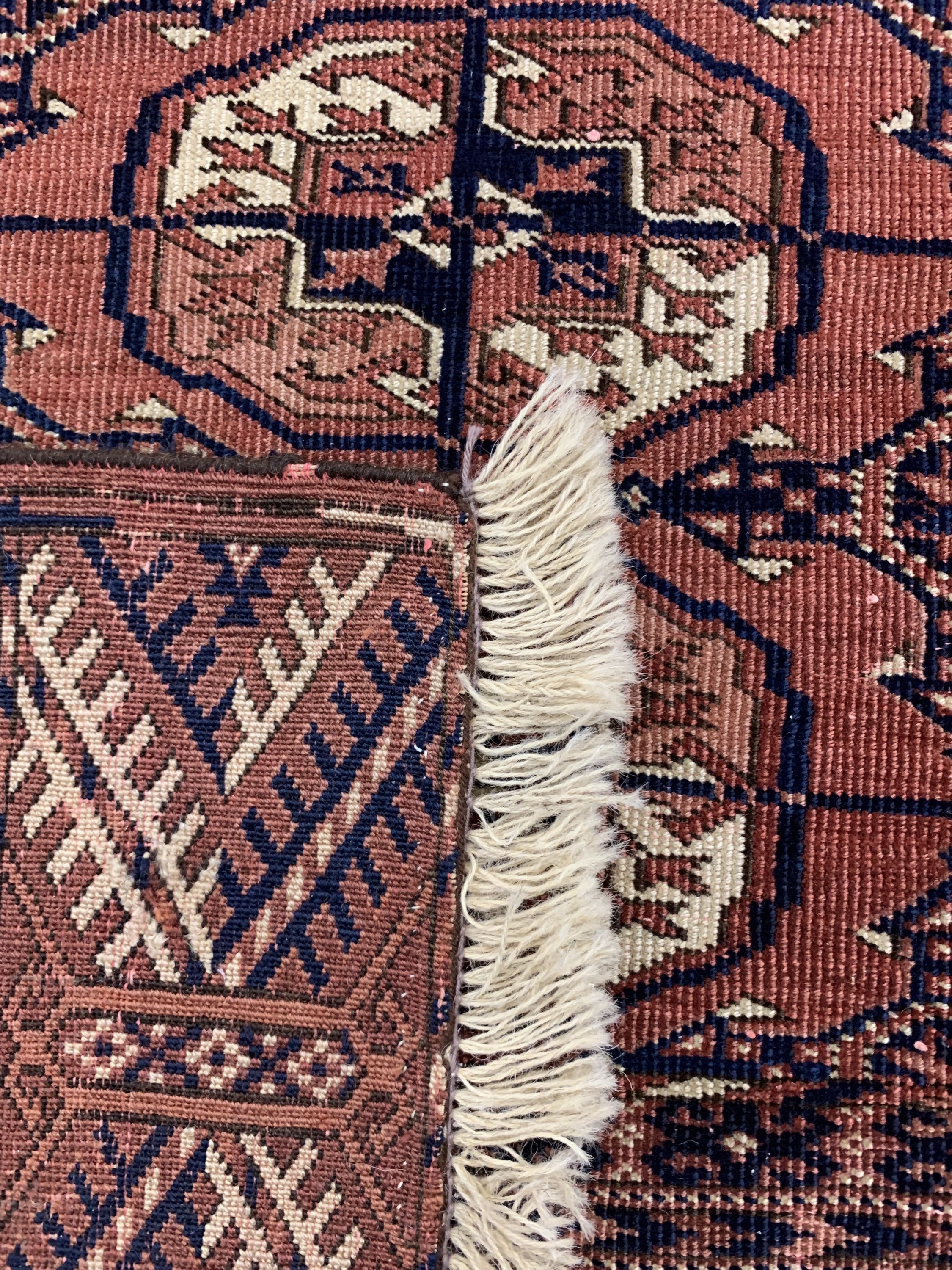 Detail f: "Herdteppich"antik, Turkmenistan, um 1900, Wolle auf Wolle, ca. 153 x 120 cm, EHZ: 3