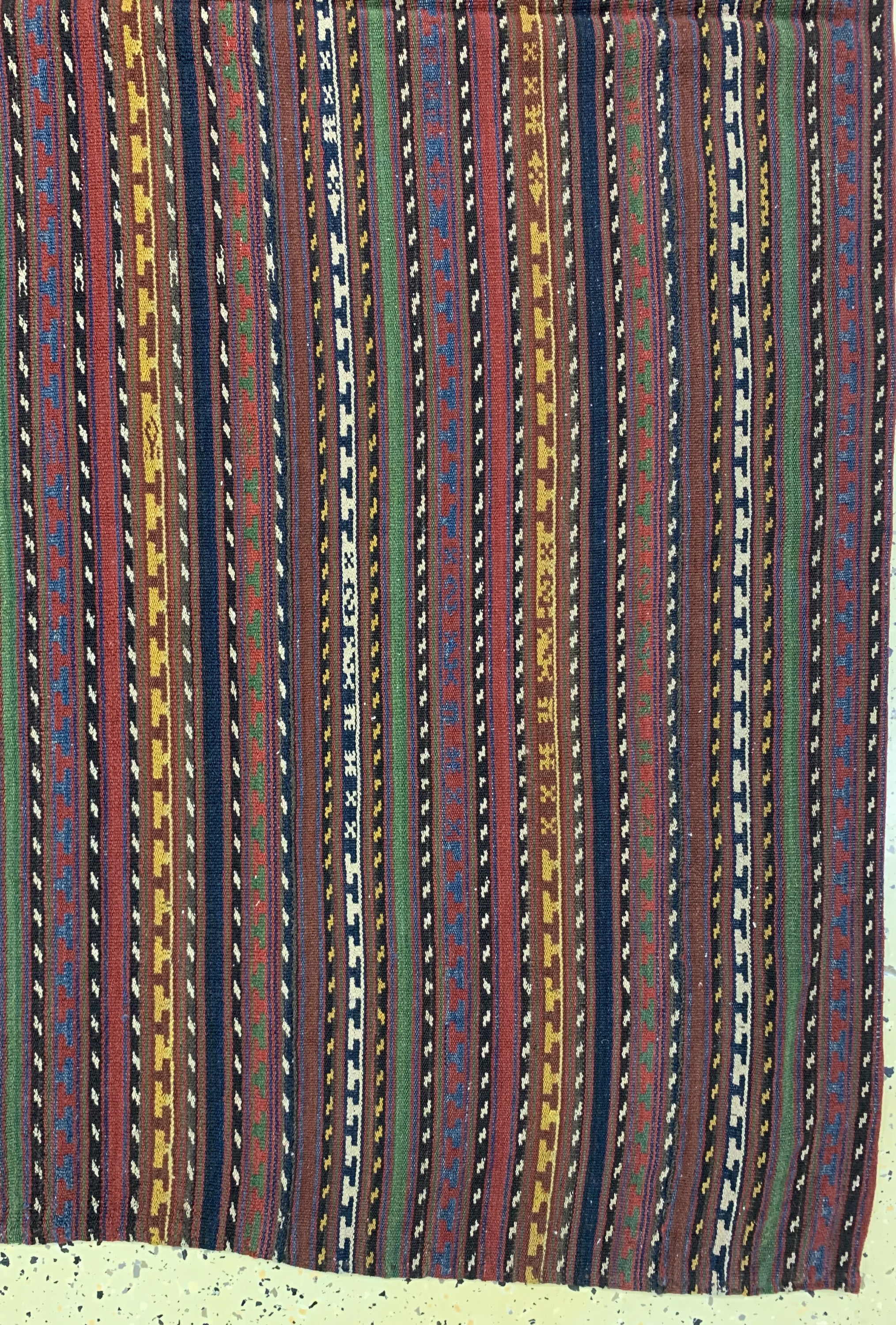 Detail a: Nomaden"Djajim", Persien, Anfang 20.Jhd, Wolle auf Wolle, ca. 195 x 155 cm, EHZ: 1-2