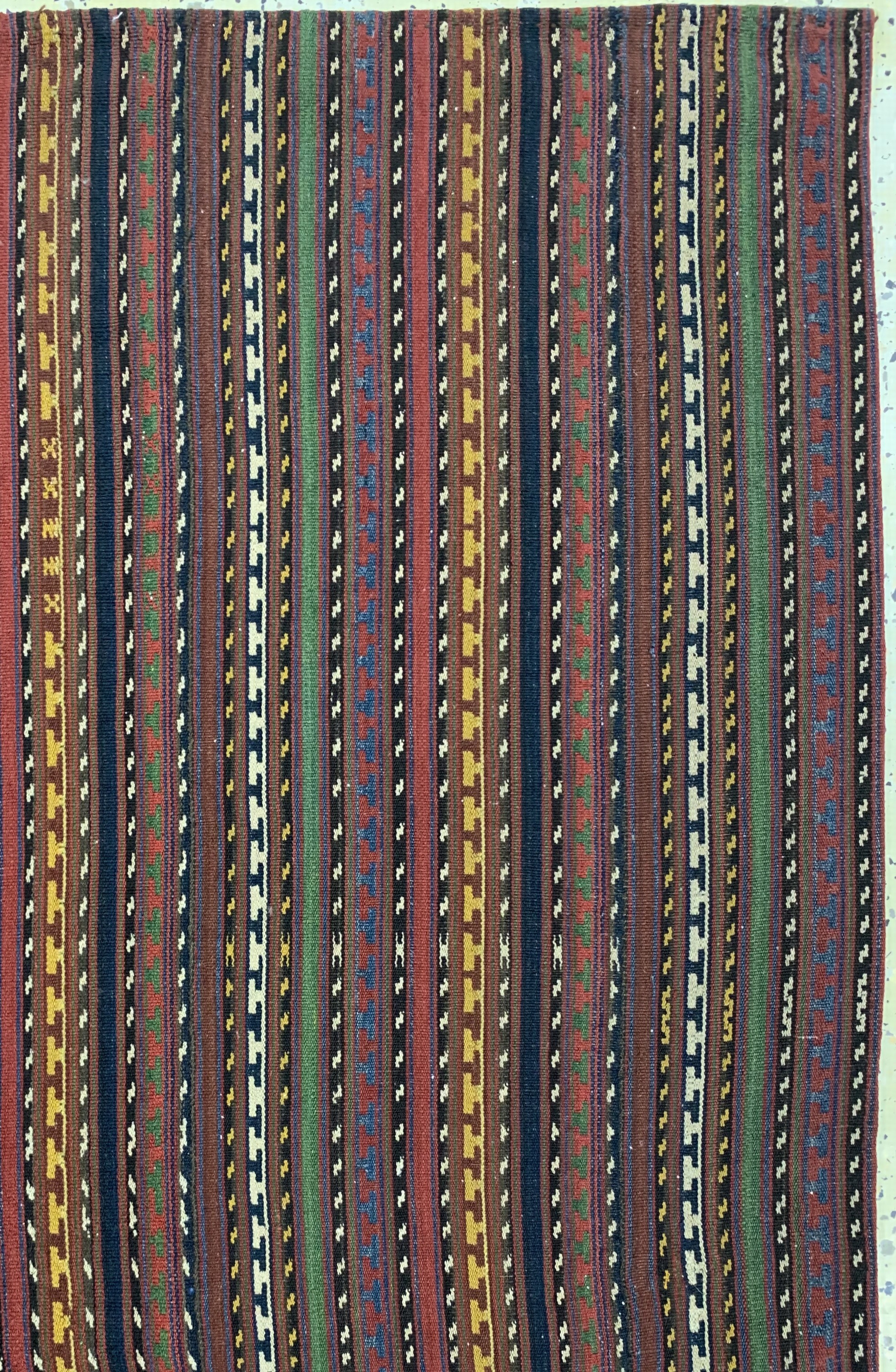 Detail d: Nomaden"Djajim", Persien, Anfang 20.Jhd, Wolle auf Wolle, ca. 195 x 155 cm, EHZ: 1-2
