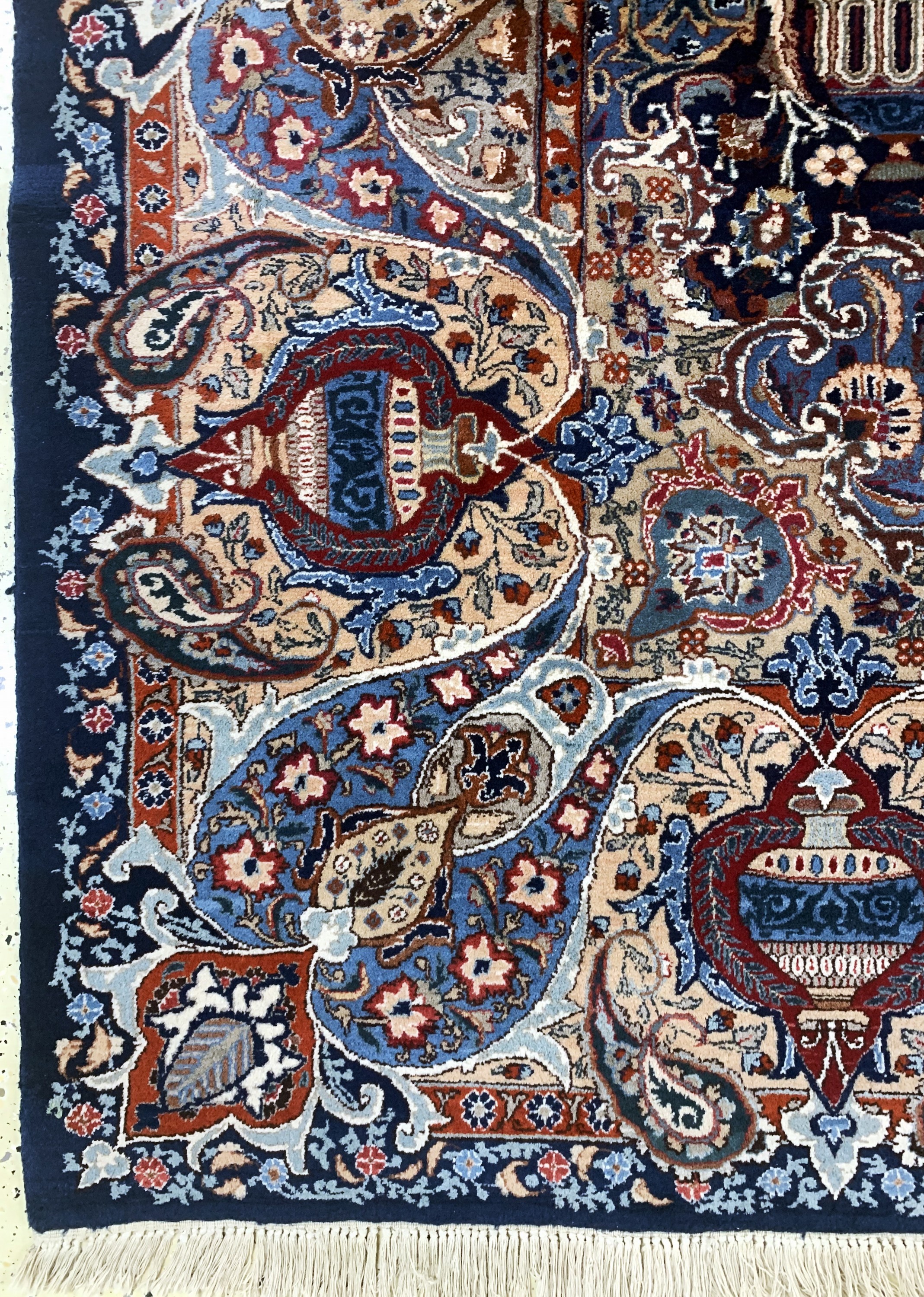 Detail b: Kaschmar, Persien, Mitte 20.Jhd, Wolle auf Baumwolle, ca. 342 x 265 cm,EHZ: 2