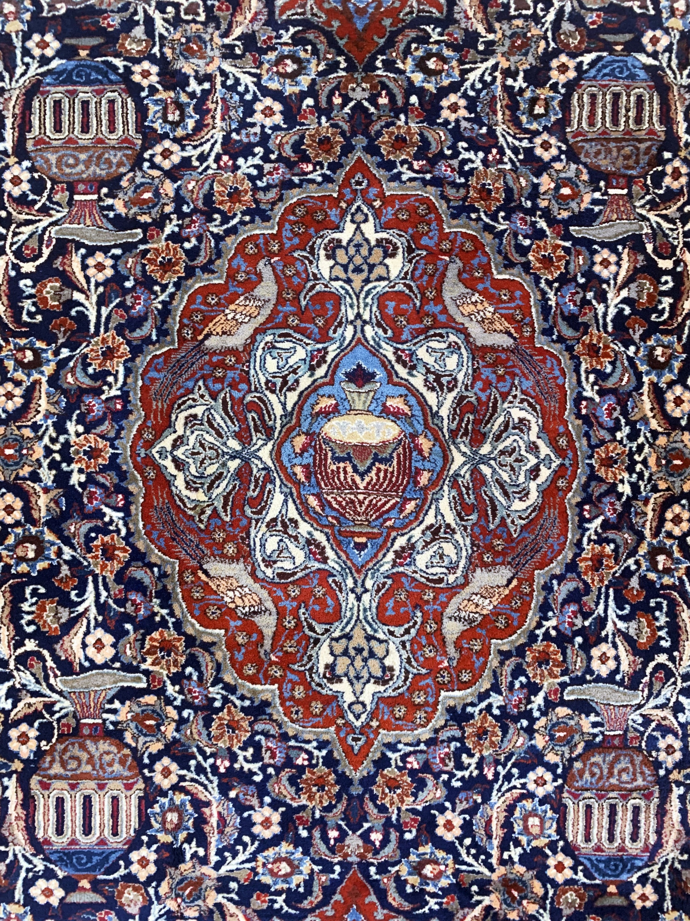 Detail c: Kaschmar, Persien, Mitte 20.Jhd, Wolle auf Baumwolle, ca. 342 x 265 cm,EHZ: 2