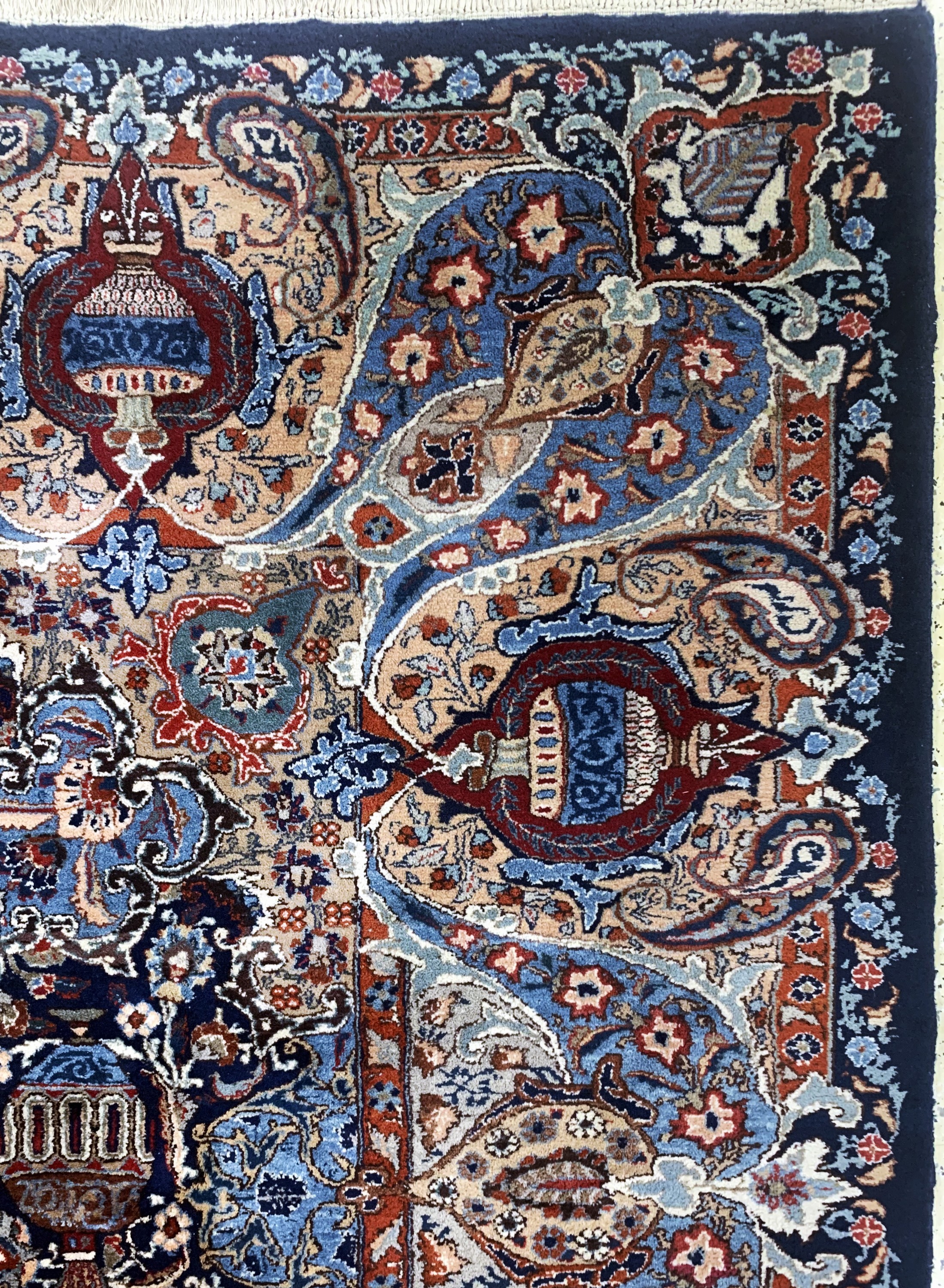 Detail f: Kaschmar, Persien, Mitte 20.Jhd, Wolle auf Baumwolle, ca. 342 x 265 cm,EHZ: 2