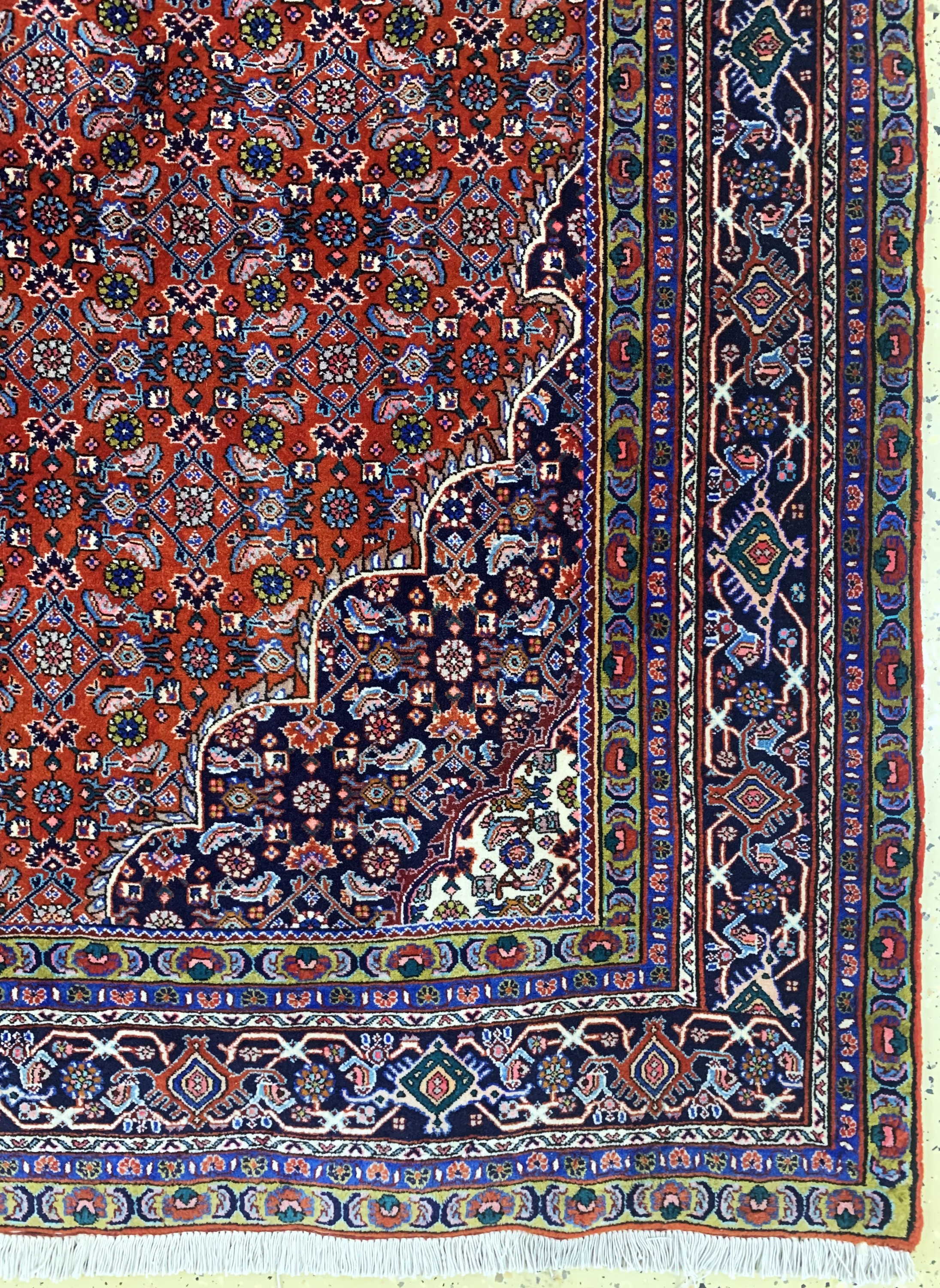 Detail a: Bidjar alt, Persien, Mitte 20.Jhd, Wolle auf Baumwolle, ca. 350 x 257 cm, EHZ: 1-2