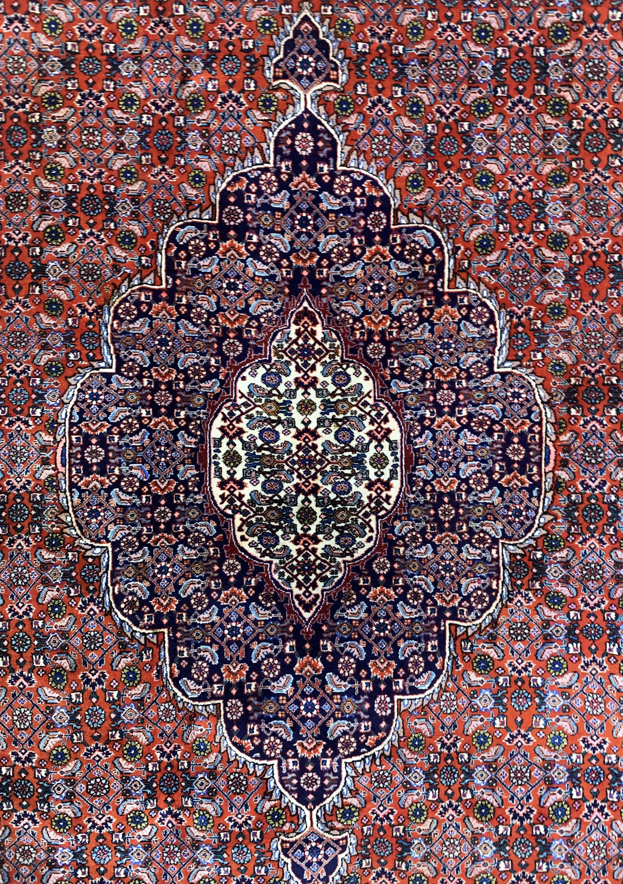 Detail c: Bidjar alt, Persien, Mitte 20.Jhd, Wolle auf Baumwolle, ca. 350 x 257 cm, EHZ: 1-2