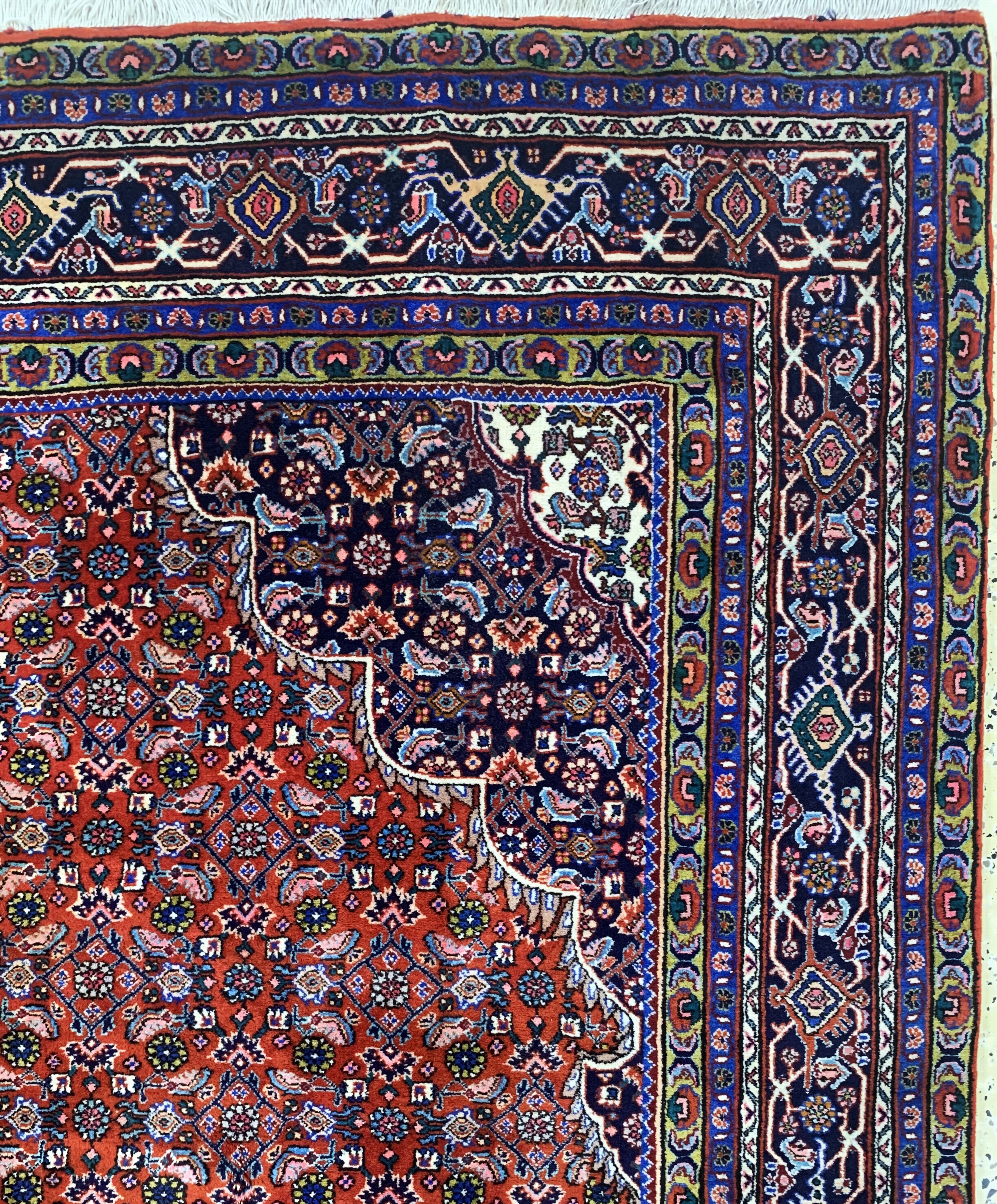 Detail e: Bidjar alt, Persien, Mitte 20.Jhd, Wolle auf Baumwolle, ca. 350 x 257 cm, EHZ: 1-2