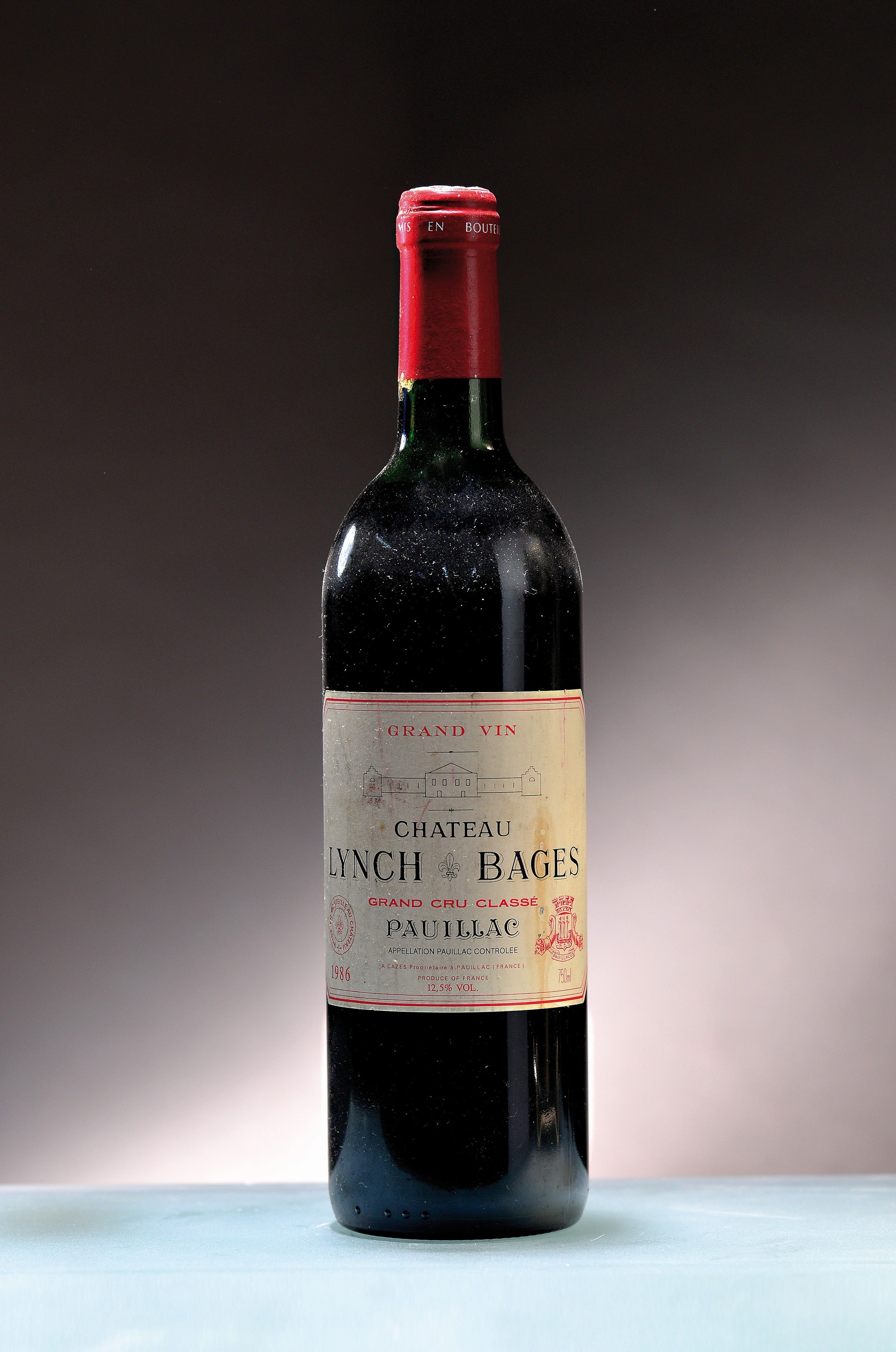 1 Fl. 1986, Chateau Lynch Bages, Grand Cru Classe, Pauillac, Füllstand mid shoulder