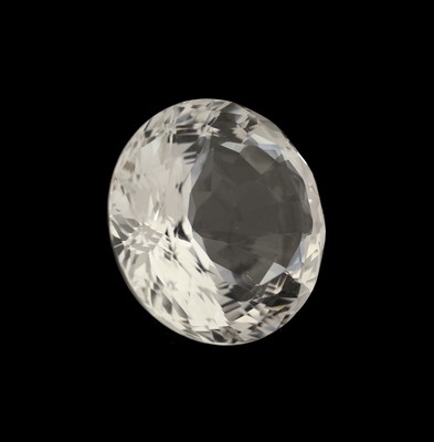 26847541a - Runder Bergkristall, im Sternschliff, feinste Qualität und Reinheit, ca. 34 mm, ...