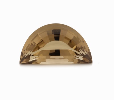 Image 26847703 - Halbrunder Citrin, l. lemonfarb., feinste Qualität und Farbe, ca. 41 x 22 mm, ca. ...