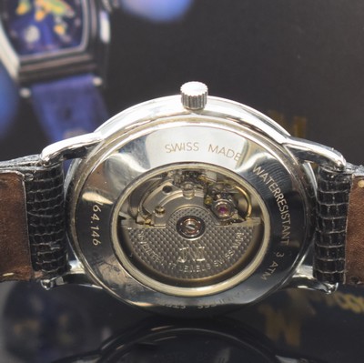 26848007c - JEAN MARCEL Armbanduhr Referenz 164-146 in Stahl, Schweiz verk. lt. beil. Garantiekarte ...