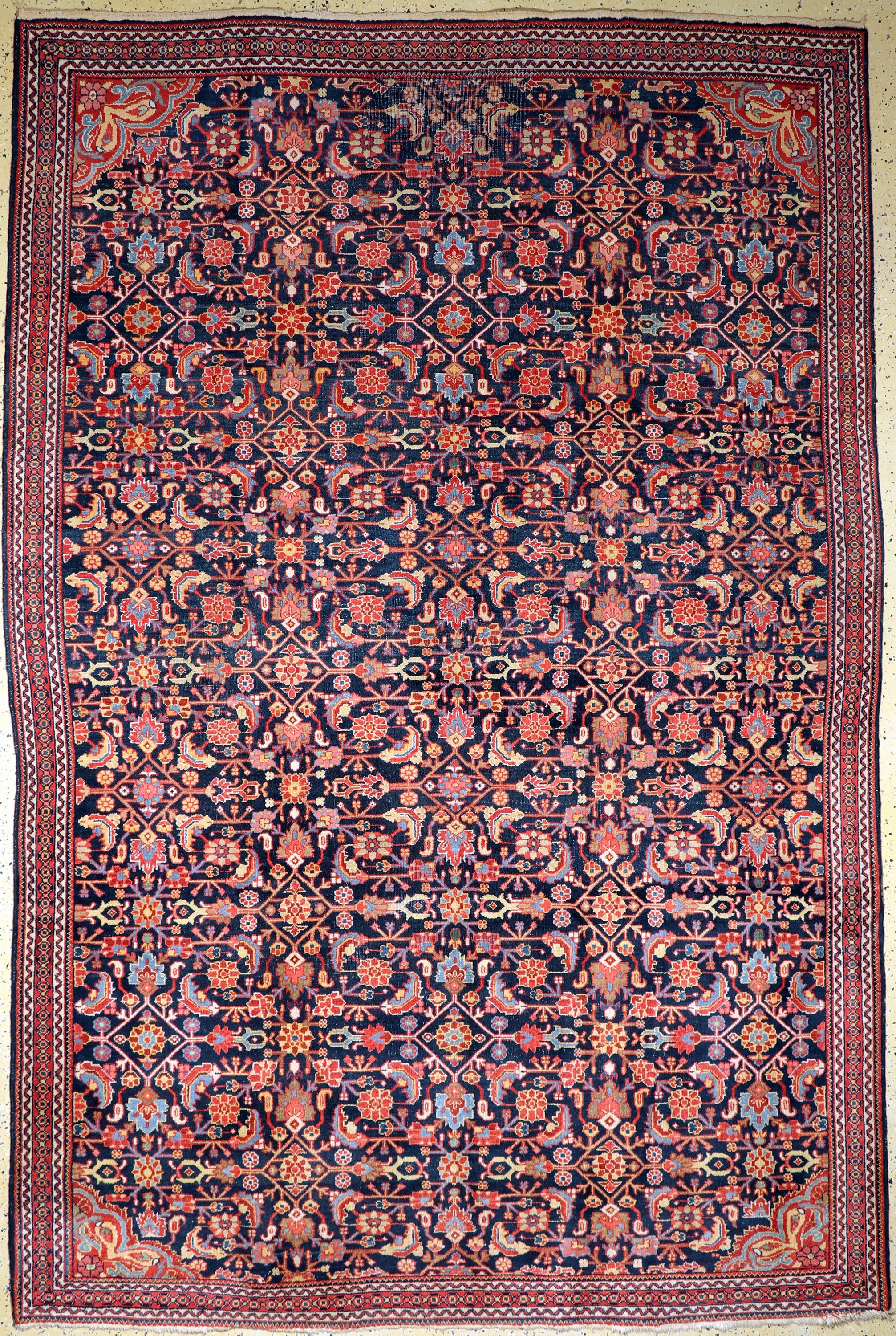 Sarogh Mahal, Persien, um 1900, Wolle auf Baumwolle, ca. 334 x 220 cm, EHZ: 3-4