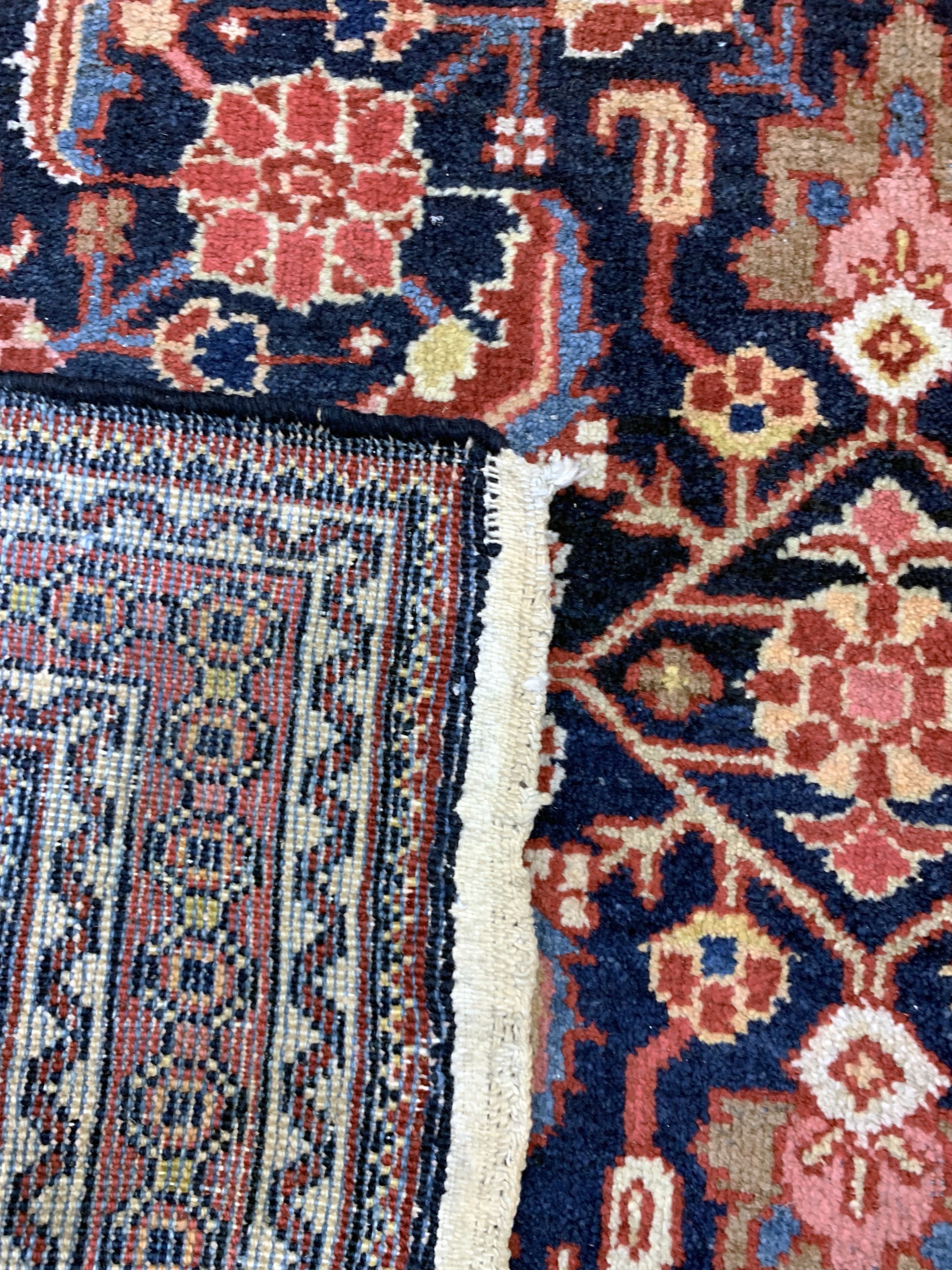 Detail f: Sarogh Mahal, Persien, um 1900, Wolle auf Baumwolle, ca. 334 x 220 cm, EHZ: 3-4