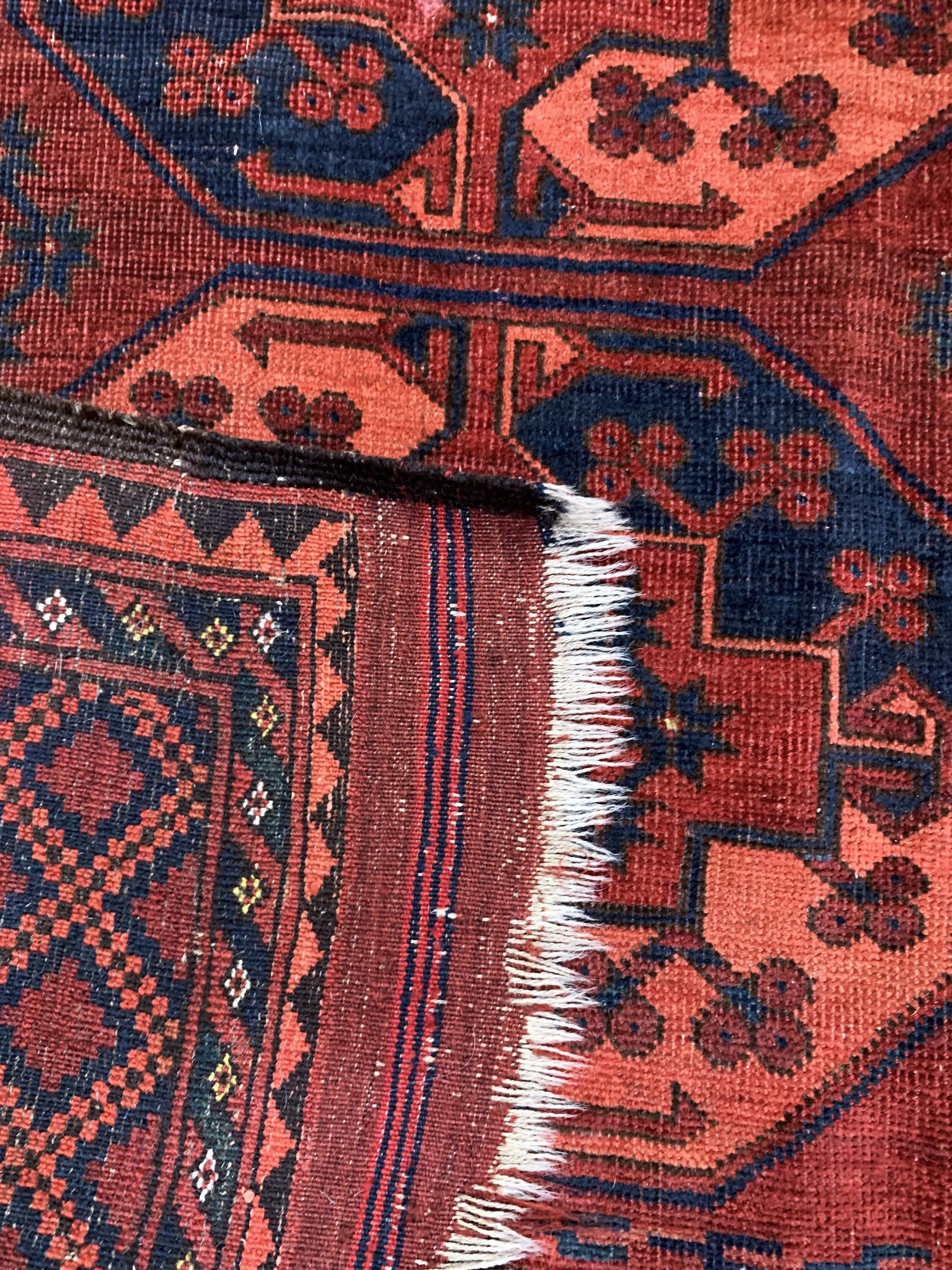 Detail f: Ersari antik, Turkmenistan, 19.Jhd, Wolle auf Wolle, ca. 265 x 210 cm, EHZ: 3