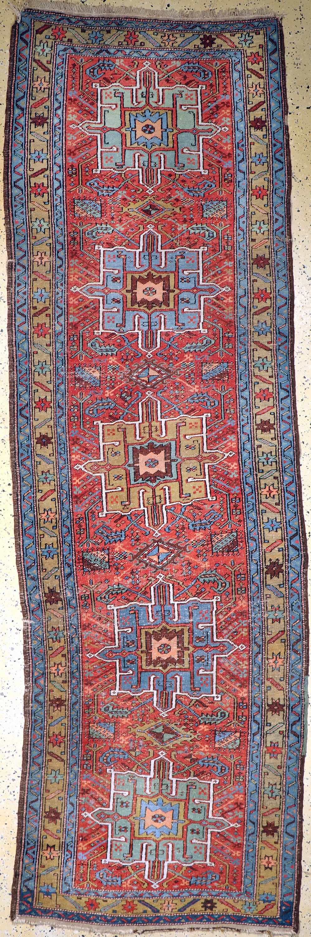 Bakshaish, Persien, 19.Jhd, Wolle auf Baumwolle, ca. 323 x 101 cm, EHZ: 3