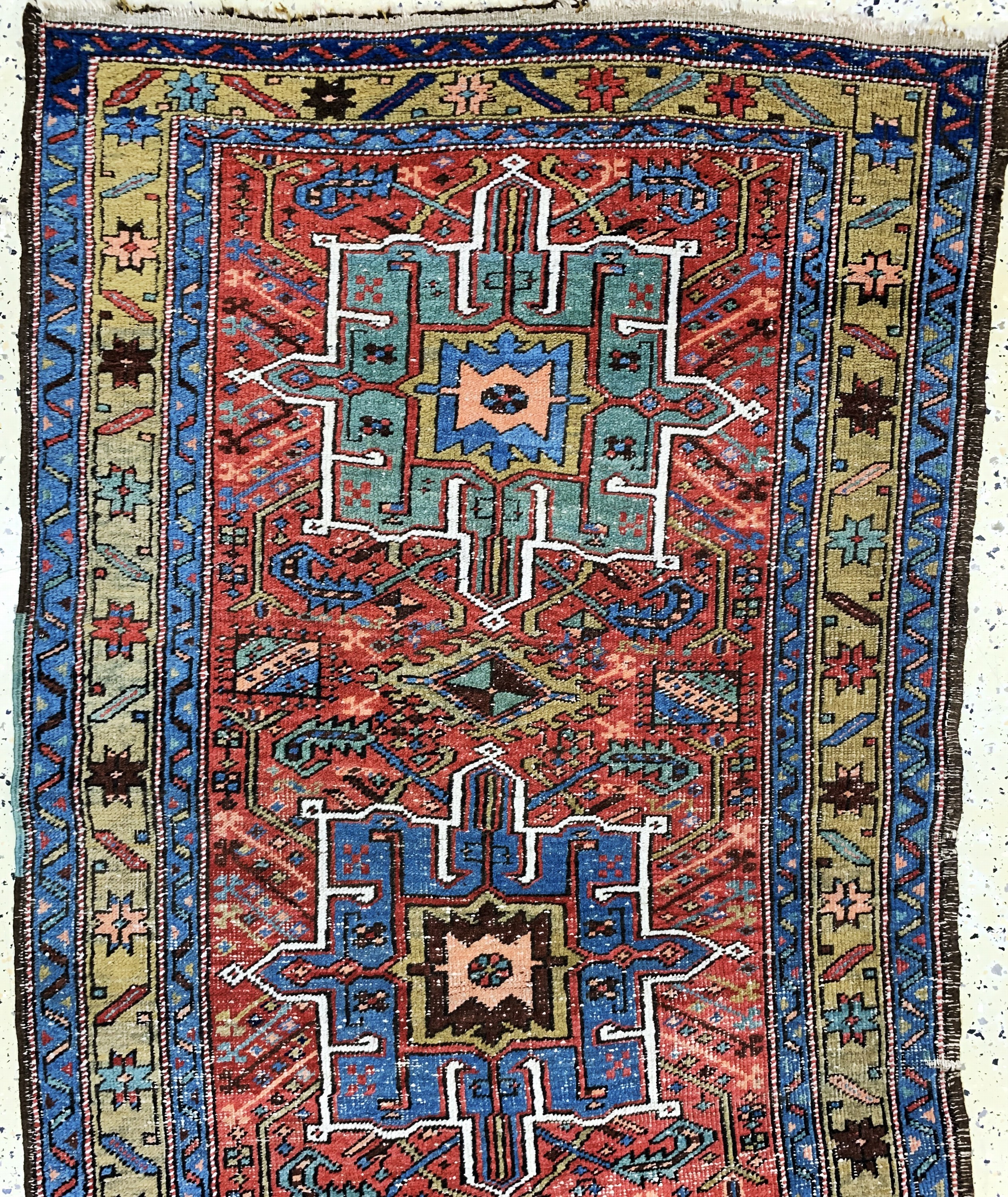 Detail a: Bakshaish, Persien, 19.Jhd, Wolle auf Baumwolle, ca. 323 x 101 cm, EHZ: 3