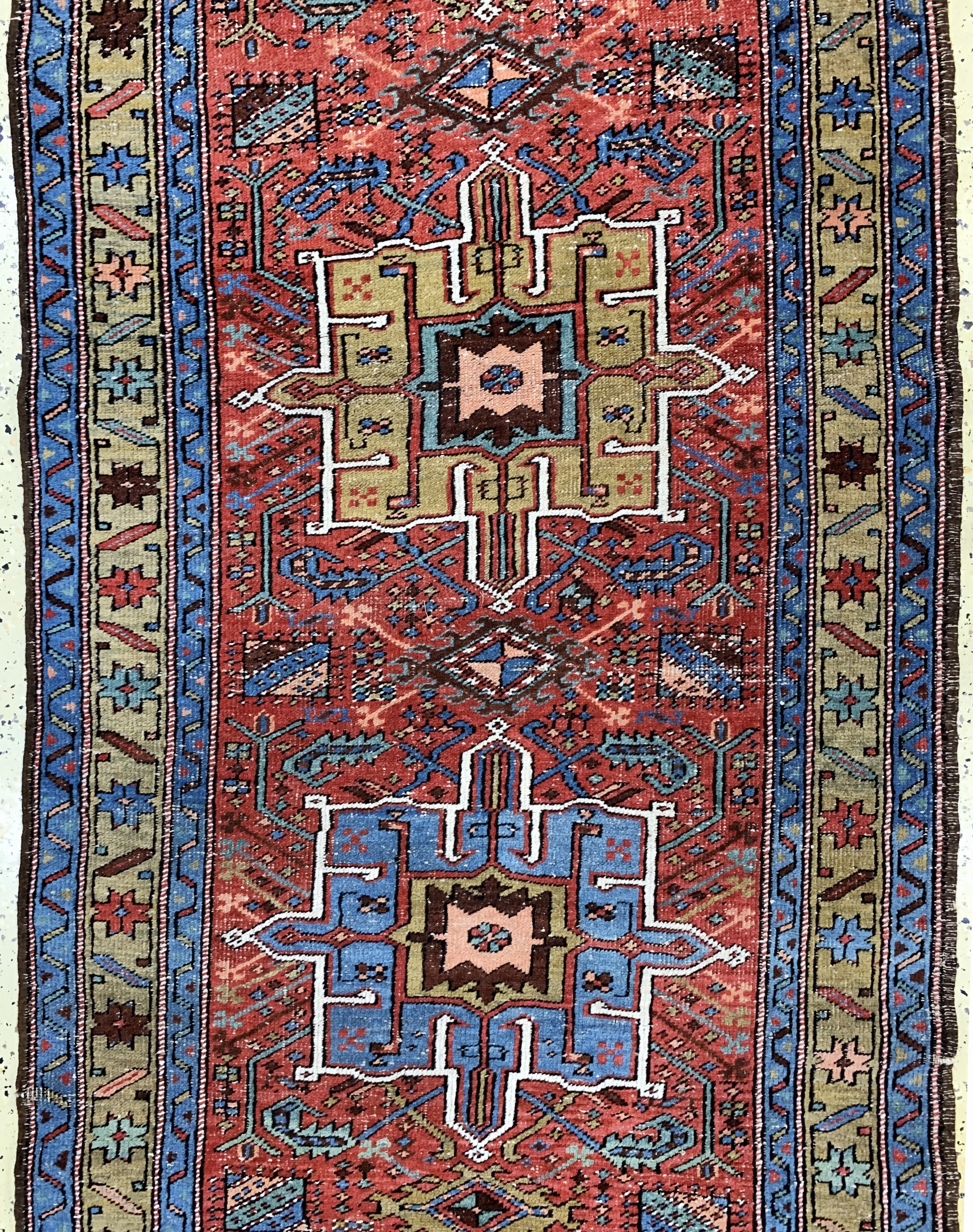 Detail b: Bakshaish, Persien, 19.Jhd, Wolle auf Baumwolle, ca. 323 x 101 cm, EHZ: 3