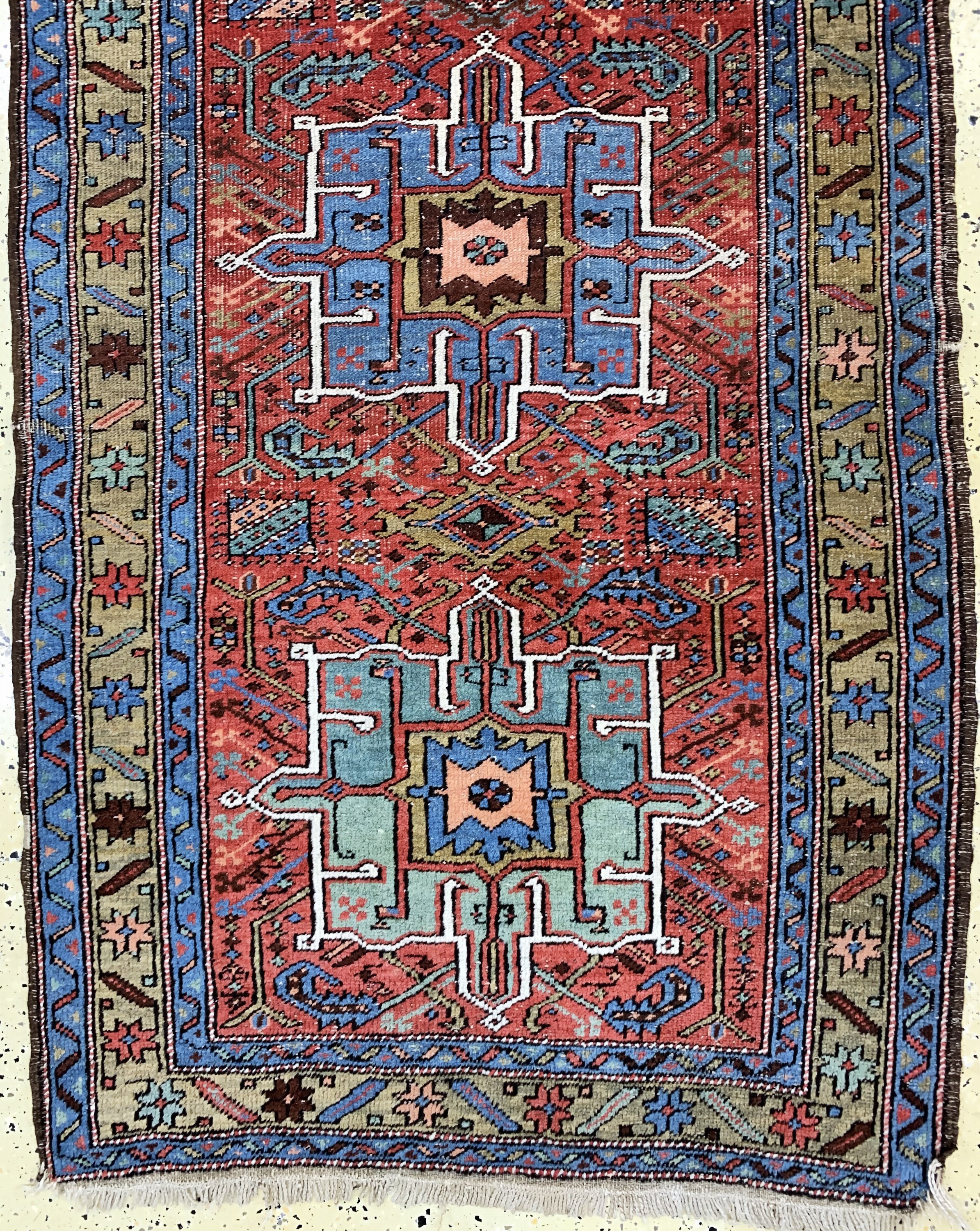 Detail c: Bakshaish, Persien, 19.Jhd, Wolle auf Baumwolle, ca. 323 x 101 cm, EHZ: 3