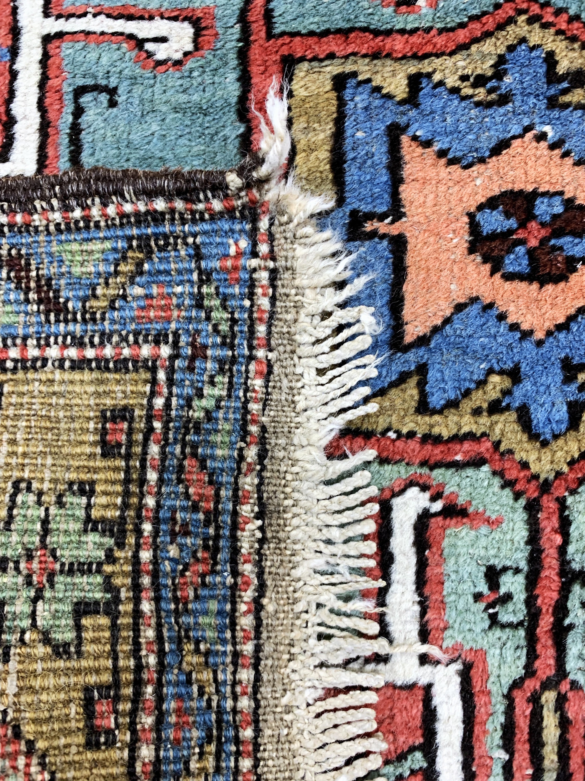 Detail e: Bakshaish, Persien, 19.Jhd, Wolle auf Baumwolle, ca. 323 x 101 cm, EHZ: 3