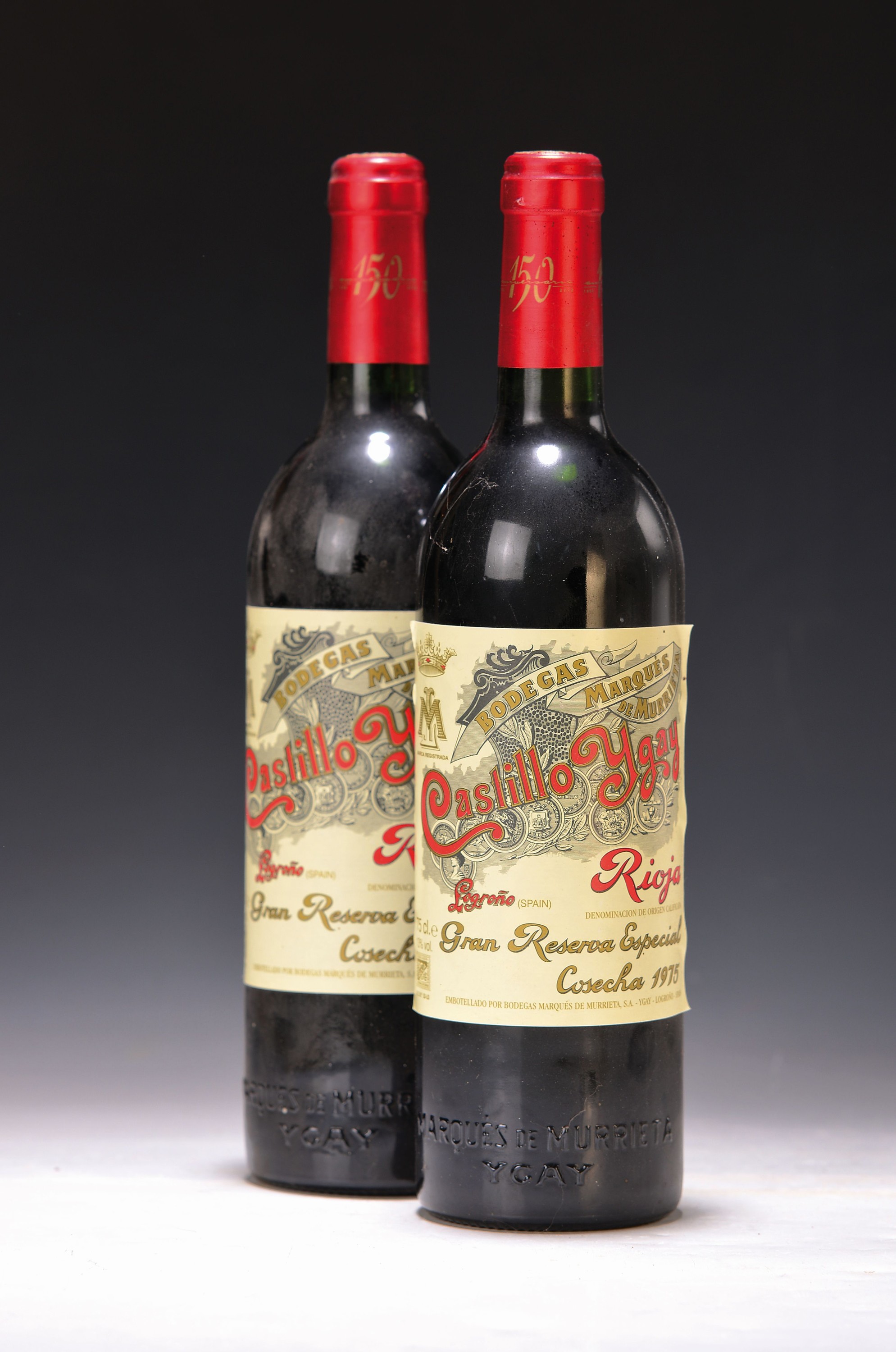 2 Flaschen 12975 Castillo Ygay, Rioja, Gran Reserva Especial, 0.75l, top shoulder, orig. verkorkt und unverkostet