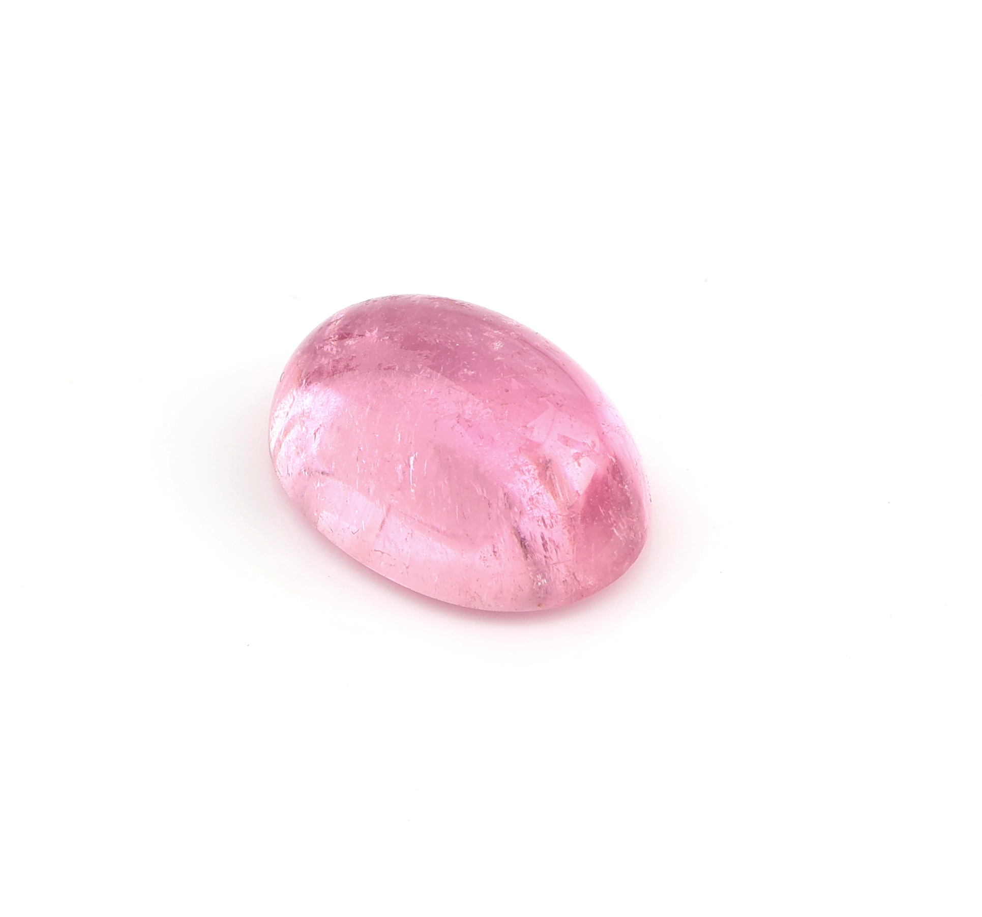 Detail a: Loser Turmalin, ca. 7.28 ct, ovaler Cabochon
