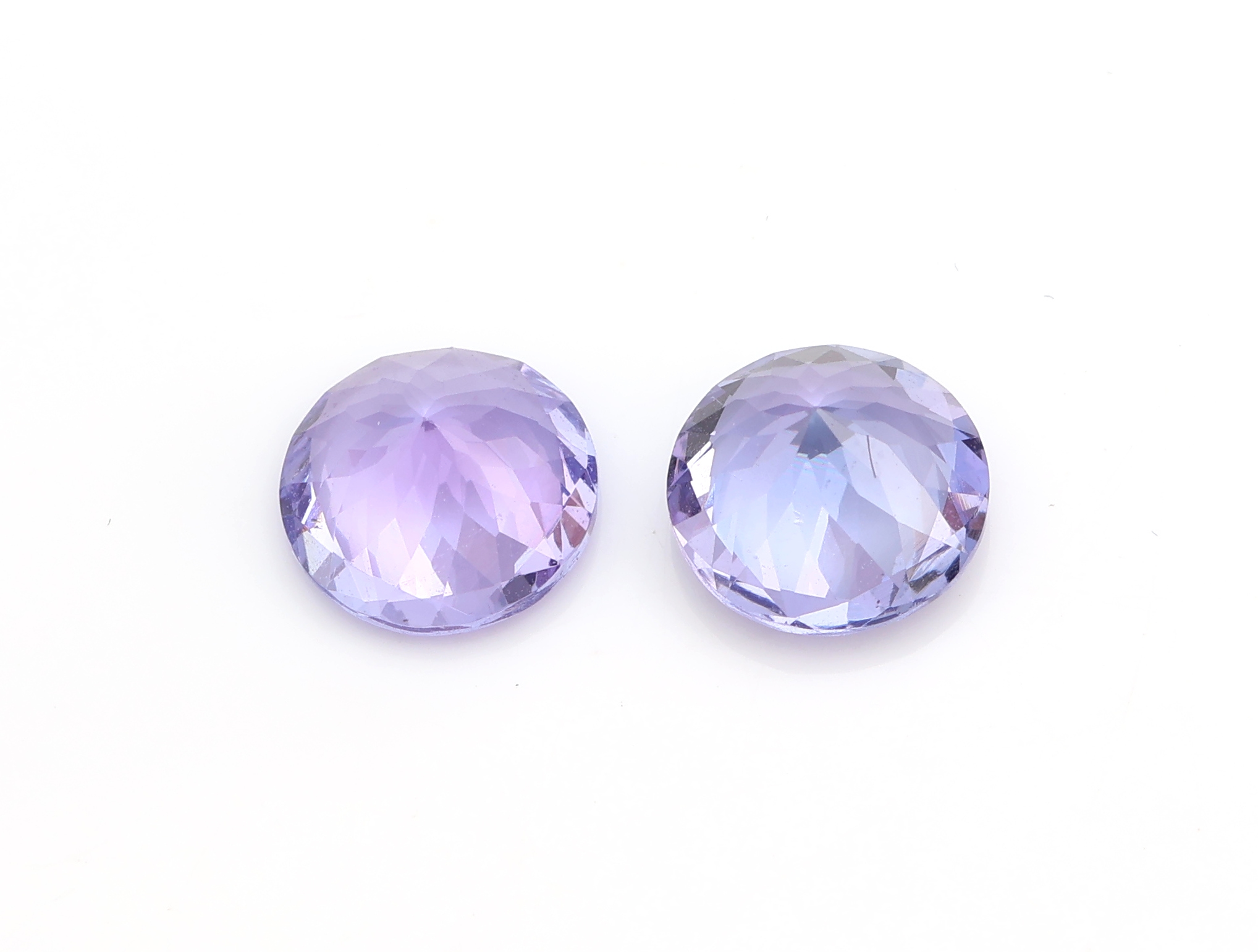 Detail a: Lot 2 lose Tansanite, zus. ca. 2.53 ct, rundfacett.