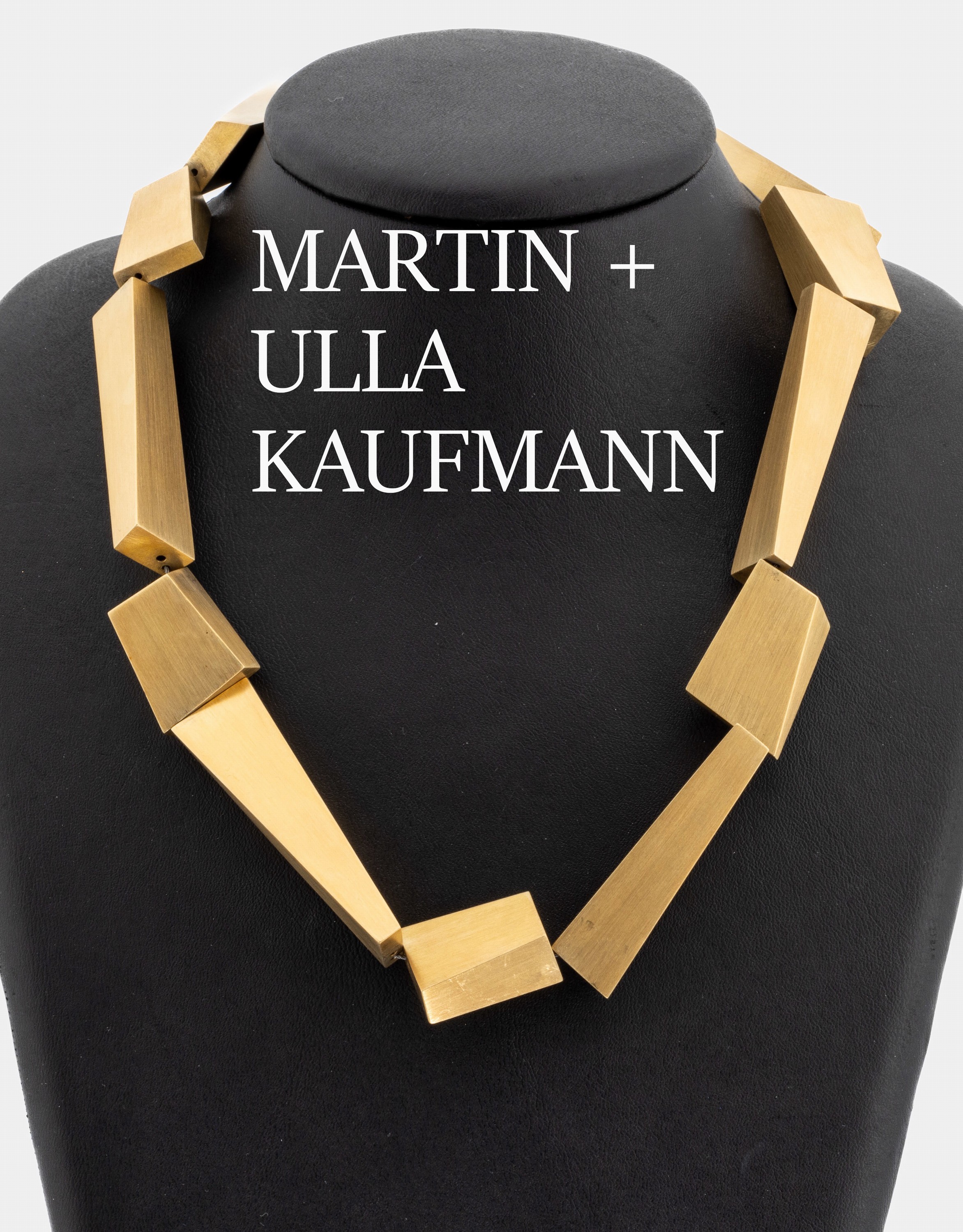 Außergewöhnliches 18 kt Gold Collier, Design Martin + Ulla Kaufmann, GG 750/000, gekauftin New York, Stuart Moore Gallery New York, bei einer ...