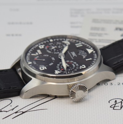 26850894d - IWC seltene, auf 750 Stück limitierte "Grosse Fliegeruhr" Perpetual ...