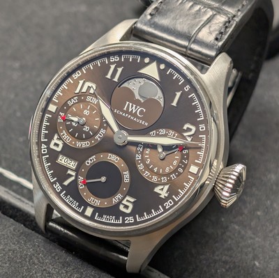 26850894g - IWC seltene, auf 750 Stück limitierte ´Grosse Fliegeruhr´ Perpetual Calendar Edition ...