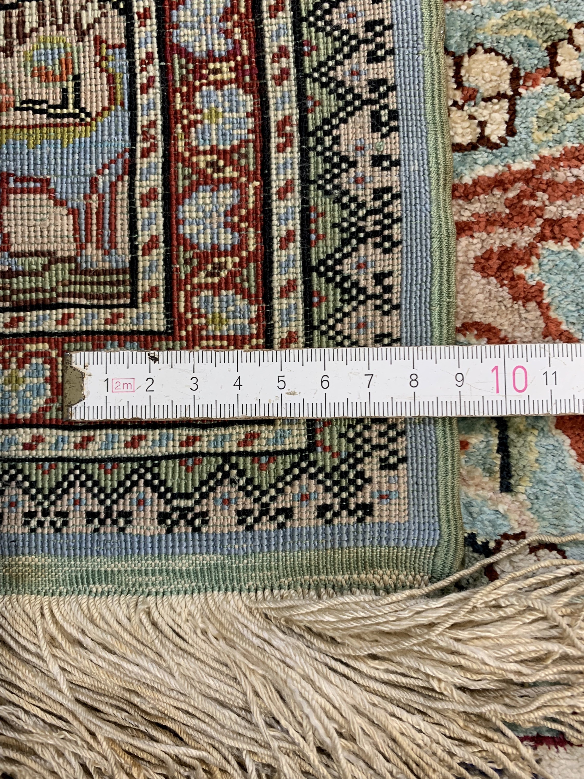 Detail f: Seiden Kayseri, Türkei, Mitte 20.Jhd, reineNaturseide, ca. 150 x 100 cm, Reinigungsbedürftig, EHZ: 1-2
