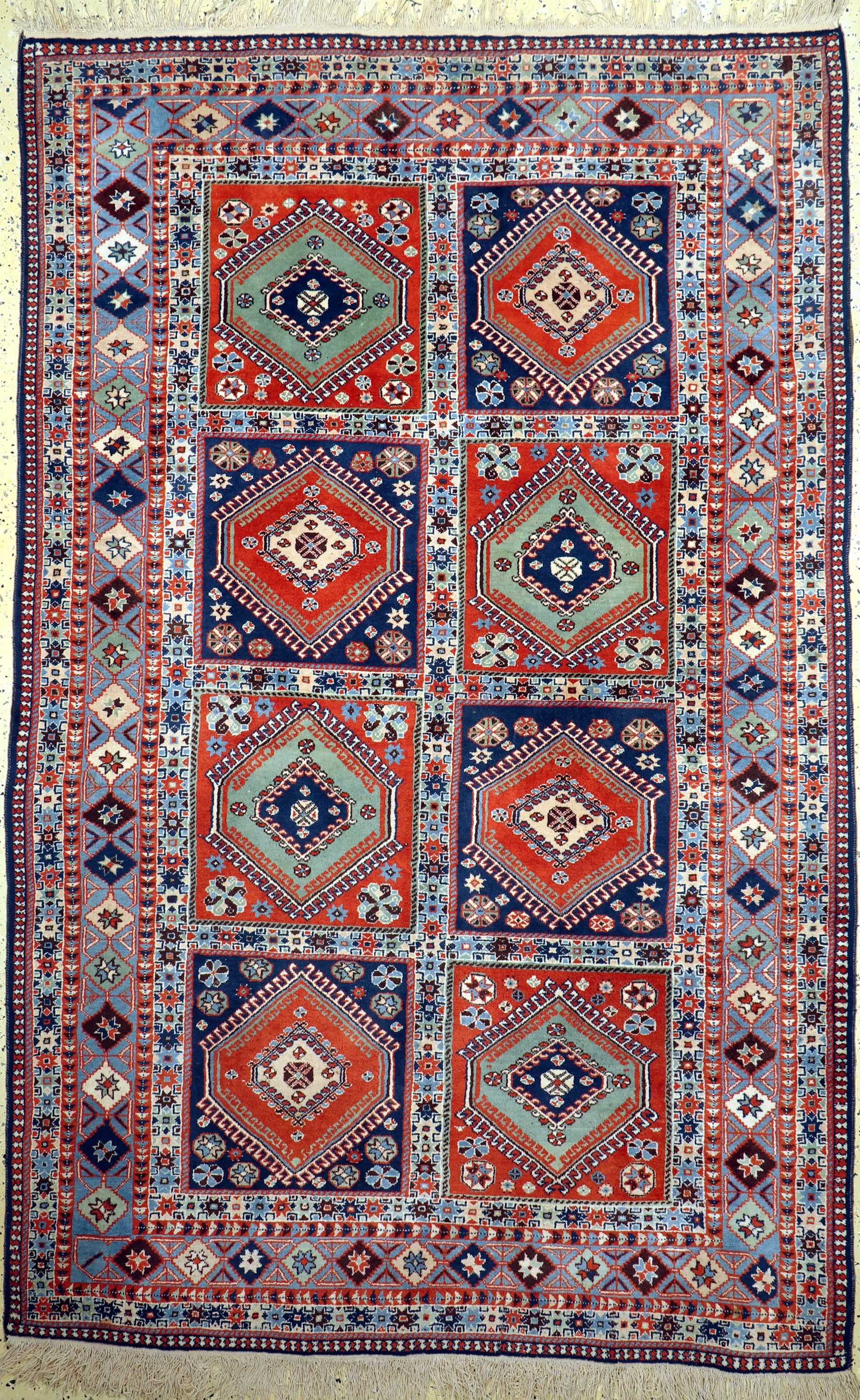 Yalameh, Persien, Ende 20.Jhd, Wolle auf Wolle, ca. 265 x 168 cm, EHZ: 2