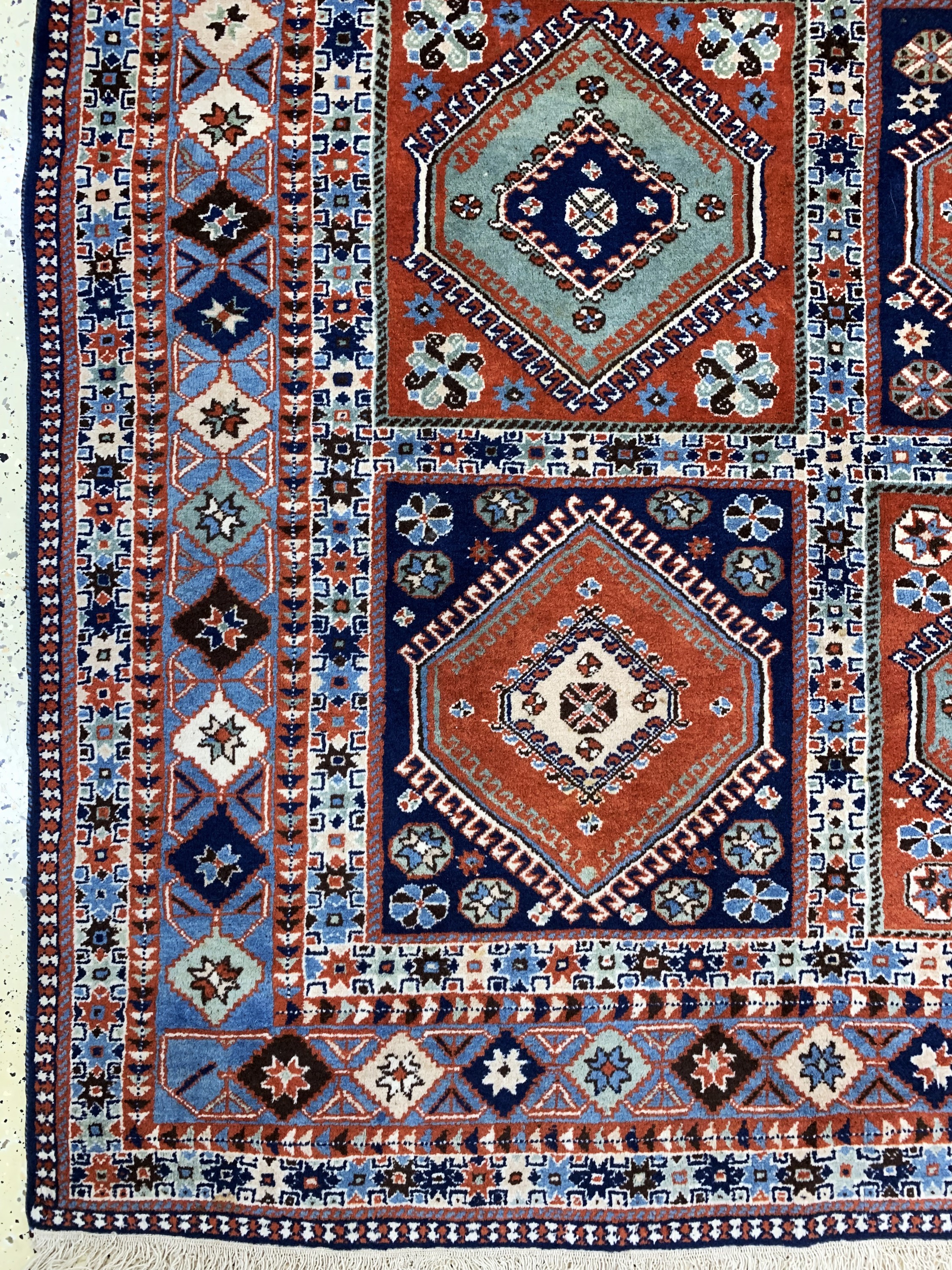 Detail b: Yalameh, Persien, Ende 20.Jhd, Wolle auf Wolle, ca. 265 x 168 cm, EHZ: 2
