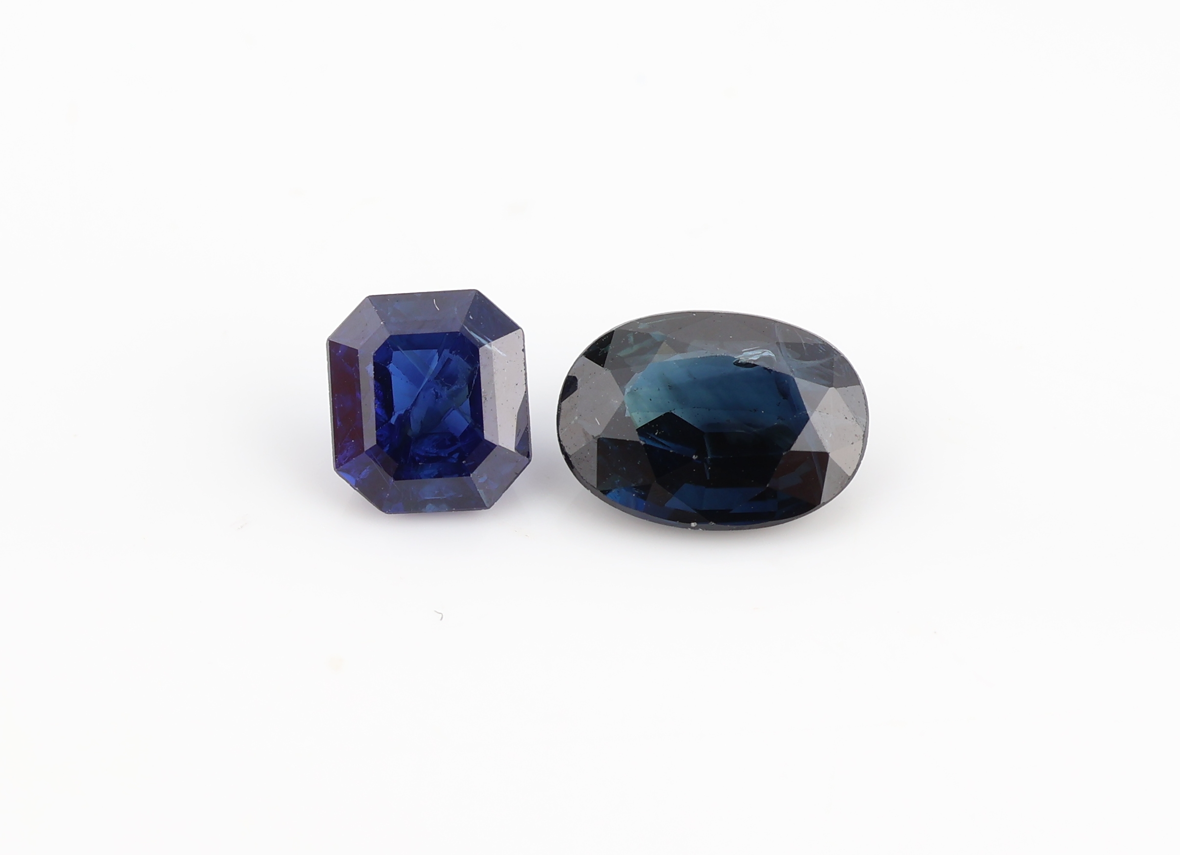 Detail a: Lot lose Saphire zus. ca. 11.9 ct, versch. Schliffformen