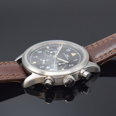 26853496c - IWC Herrenarmbanduhr "Der Fliegerchronograph" in Stahl, quarz, neutr. ...