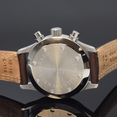 26853496d - IWC Herrenarmbanduhr "Der Fliegerchronograph" in Stahl, quarz, neutr. ...