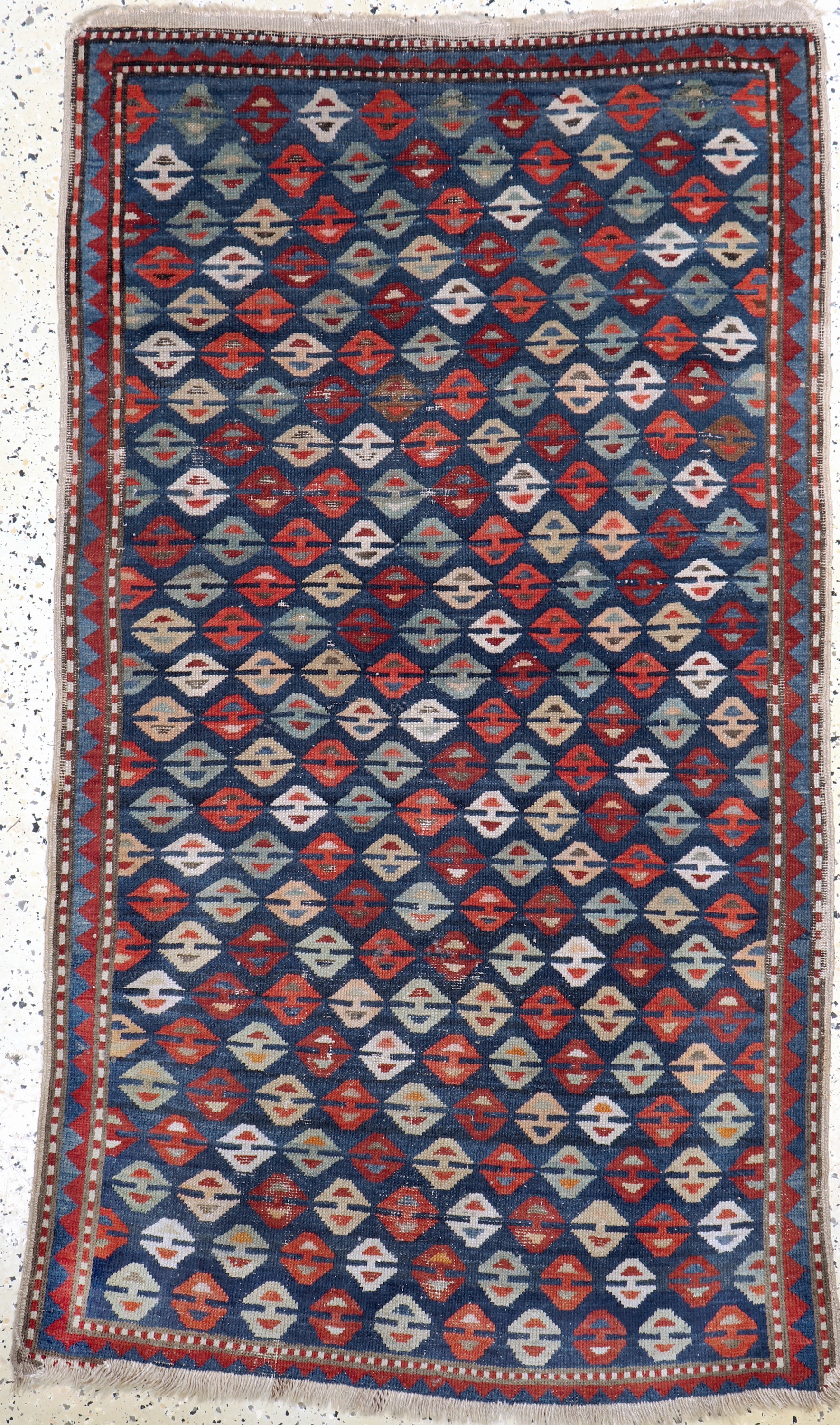 Schirwan Kazak antik, Kaukasus, um 1900, Wolle auf Wolle, ca. 170 x 100 cm, EHZ: 2-3 ,aus Sammlungsauflösung