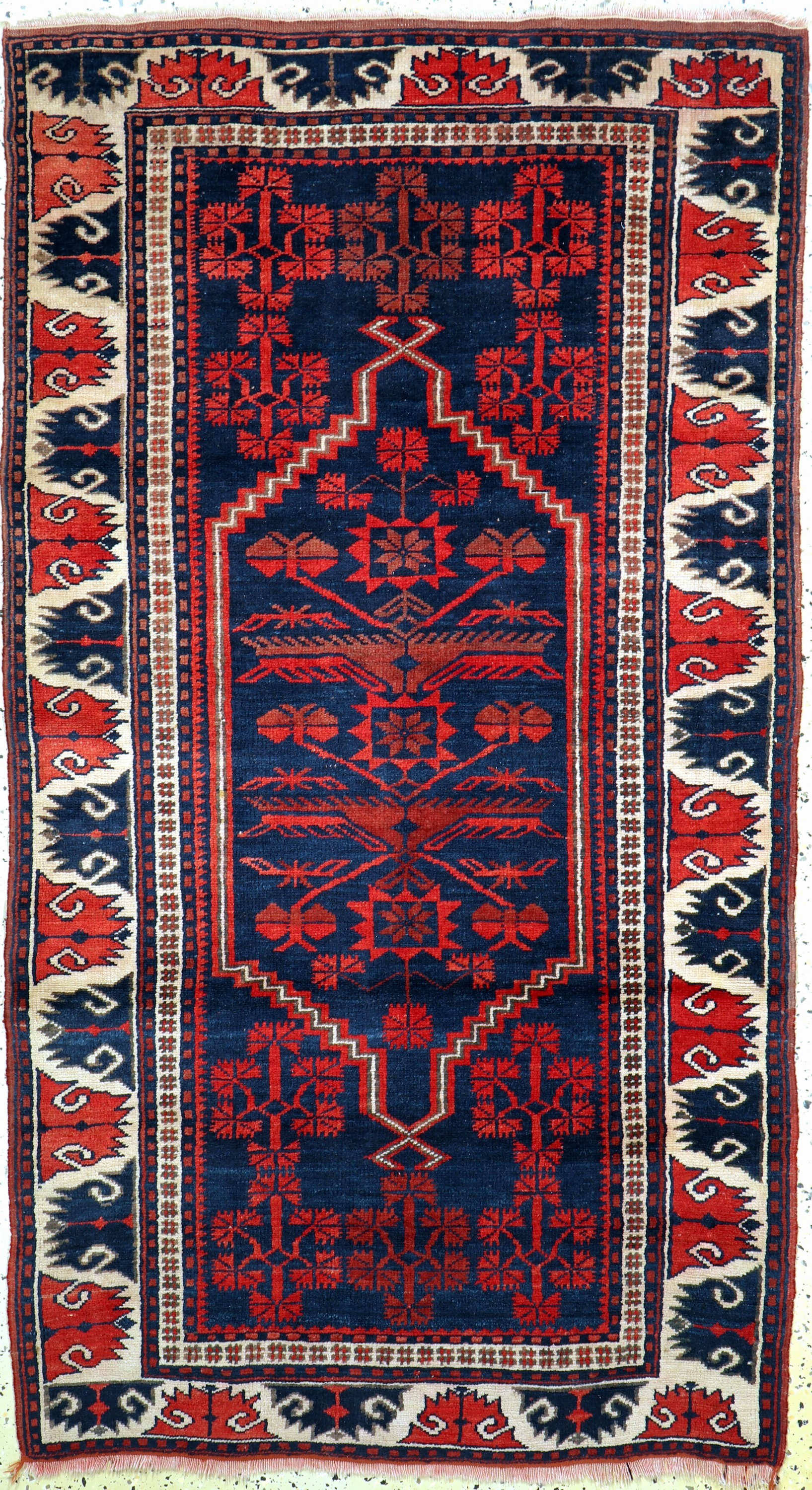 Yagchibedir alt, Türkei, Anfang 20.Jhd, Wolle auf Wolle, ca. 180 x 100 cm, EHZ: 2,aus Sammlungsauflösung