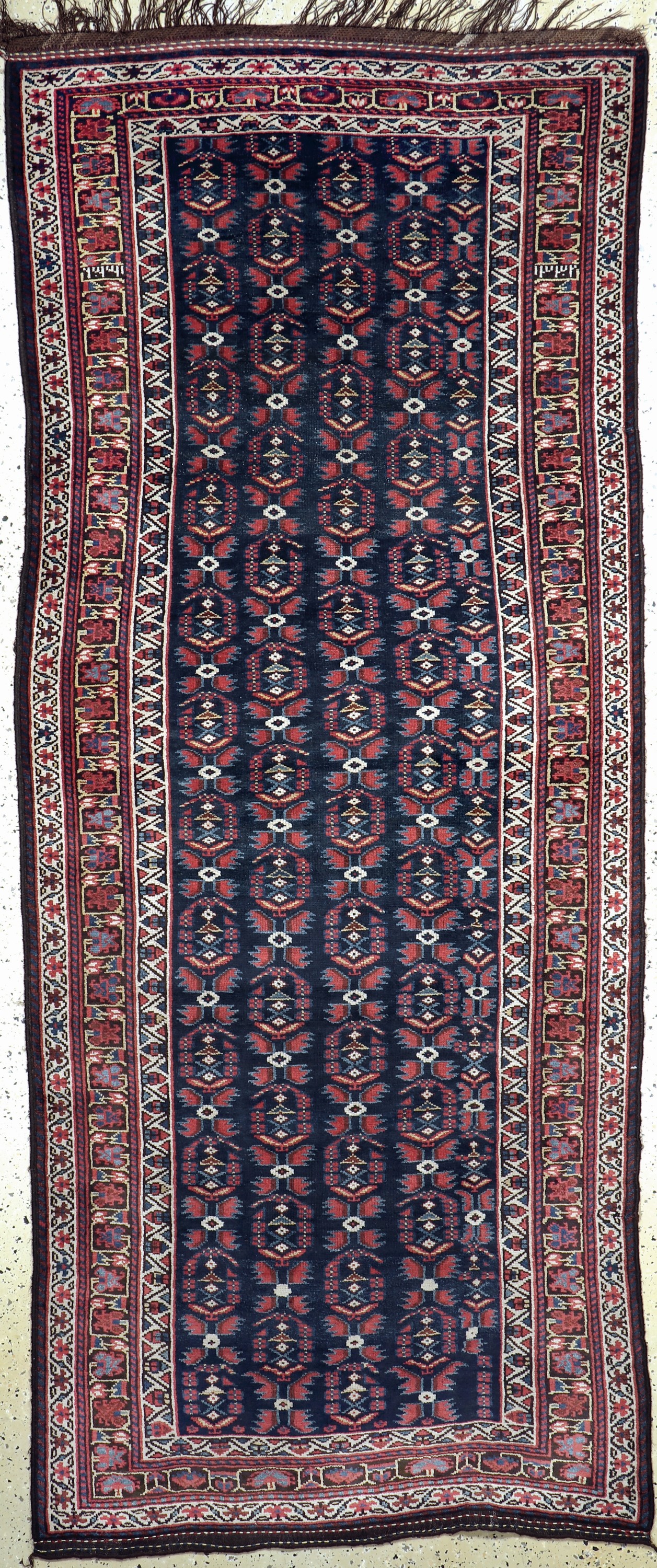 Weramin antik, Persien, datiert 1332(1911),Wolle auf Wolle, ca. 306 x 128 cm, EHZ: 1- 2,aus Sammlungsauflösung