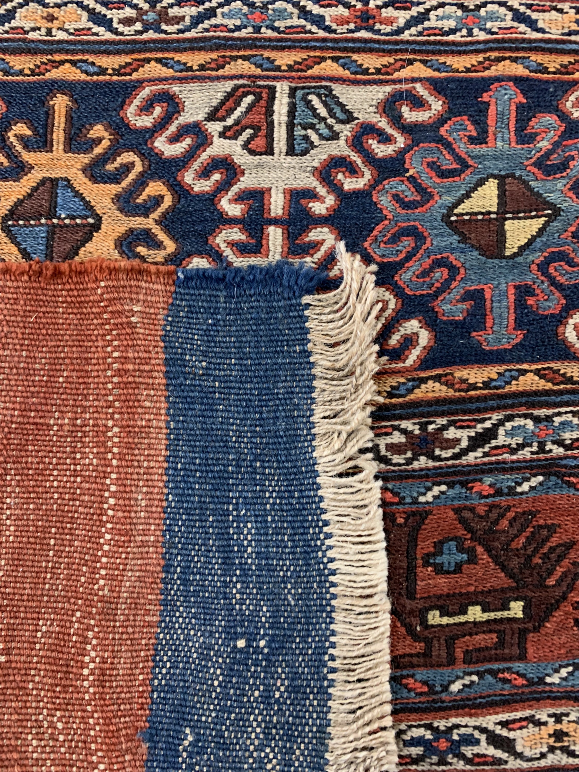 Detail f: 1 paar Mafraschteile, Schahsawan, Persien, um 1900, Wolle auf Wolle, ca. 170 x 100 cm, EHZ: 2