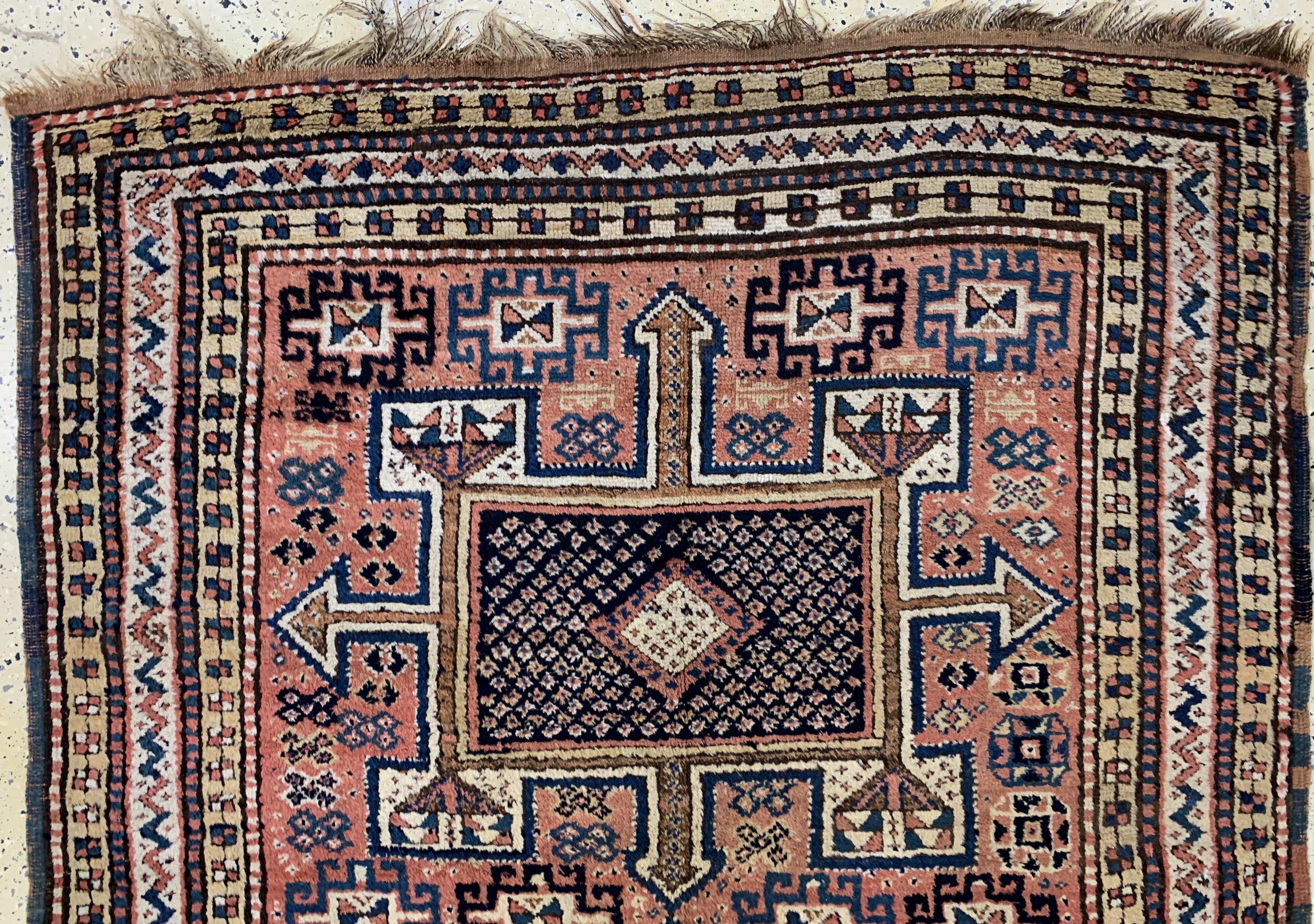 Detail a: Khorasan Kordi antik, Persien, um 1900, Wolle auf Wolle, ca. 280 x 165 cm, EHZ: 2,aus Sammlungsauflösung