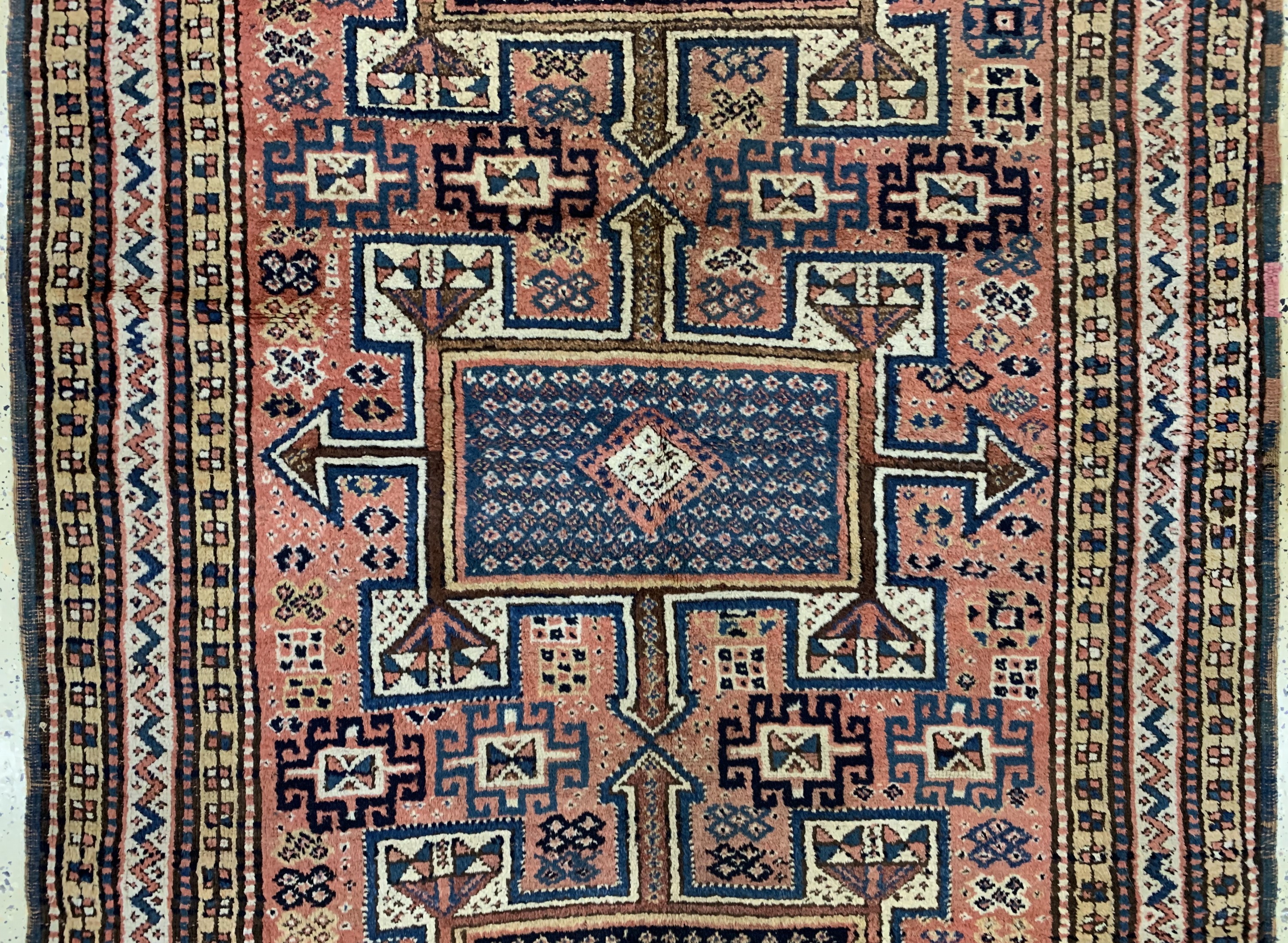 Detail b: Khorasan Kordi antik, Persien, um 1900, Wolle auf Wolle, ca. 280 x 165 cm, EHZ: 2,aus Sammlungsauflösung