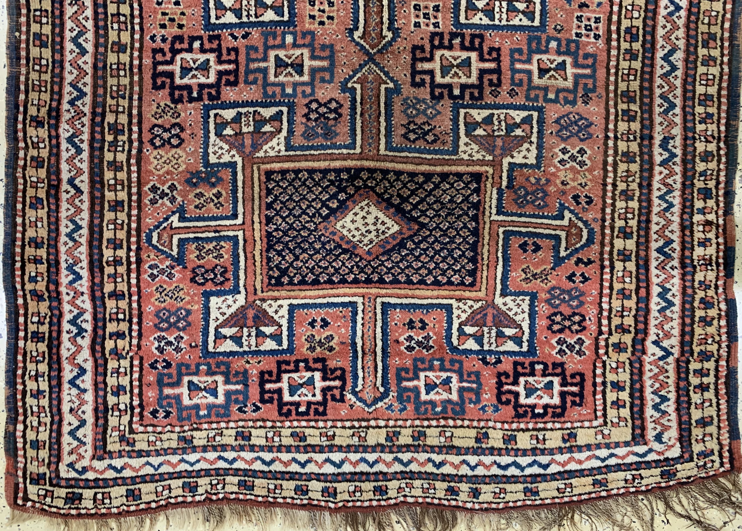Detail c: Khorasan Kordi antik, Persien, um 1900, Wolle auf Wolle, ca. 280 x 165 cm, EHZ: 2,aus Sammlungsauflösung