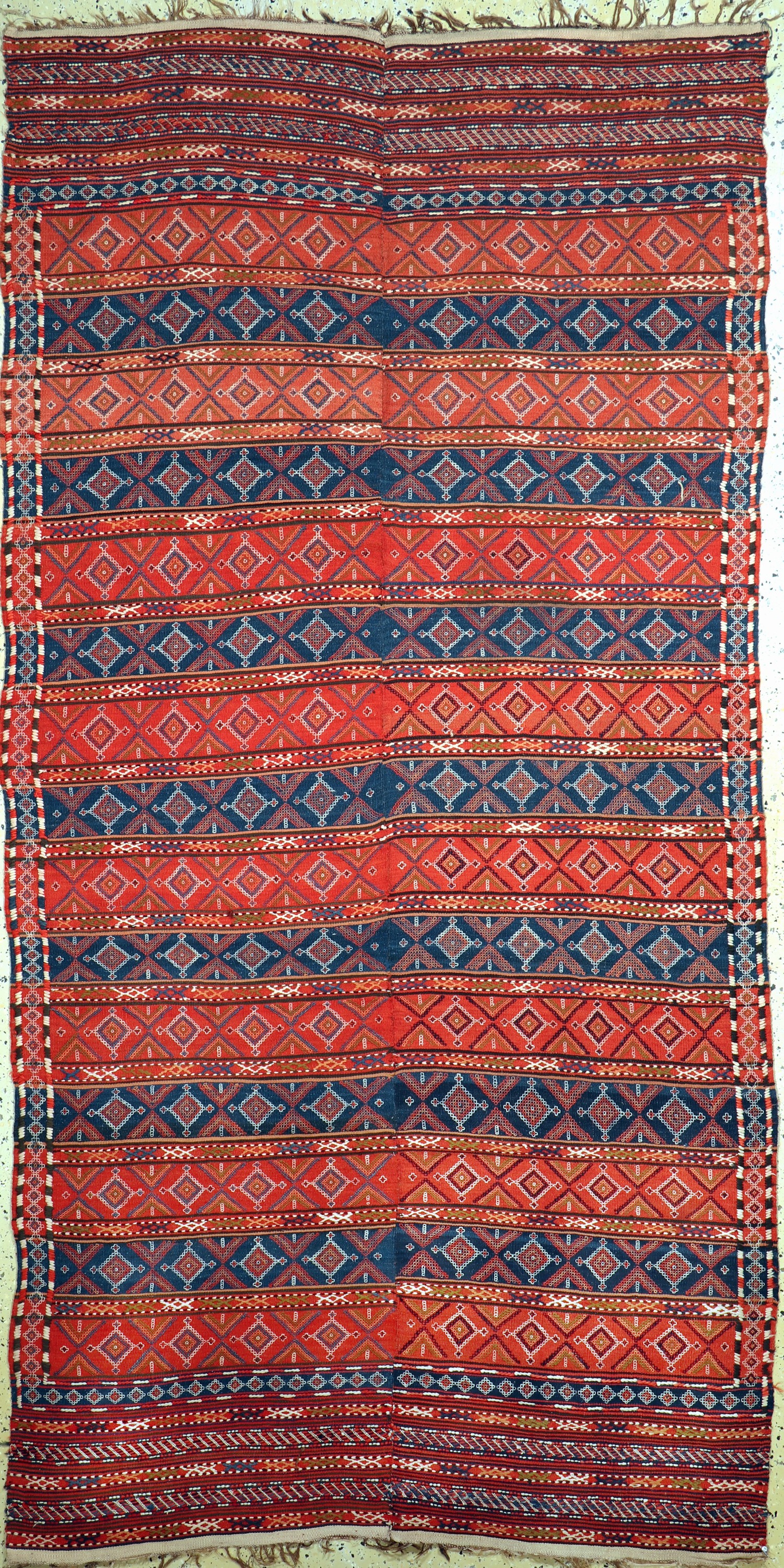Antiker Verneh(2 Bahnig), Türkei, um 1900, Wolle auf Wolle, ca. 285 x 145 cm, EHZ: 2,aus Sammlungsauflösung