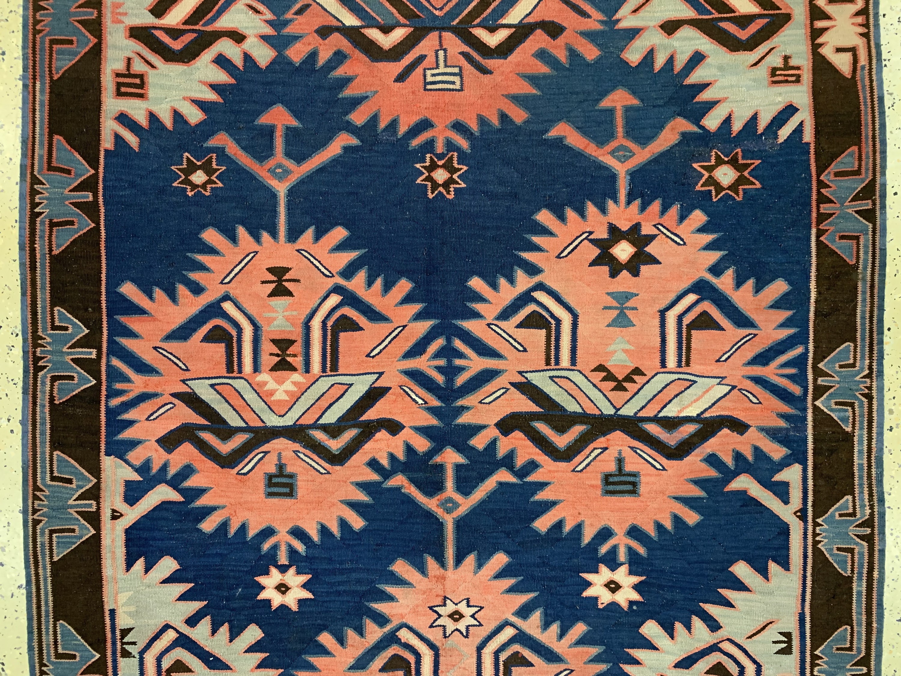Detail b: Avar Kelim, Kaukasus, 19.Jhd, Wolle auf Wolle, ca. 335 x 150 cm, EHZ: 2