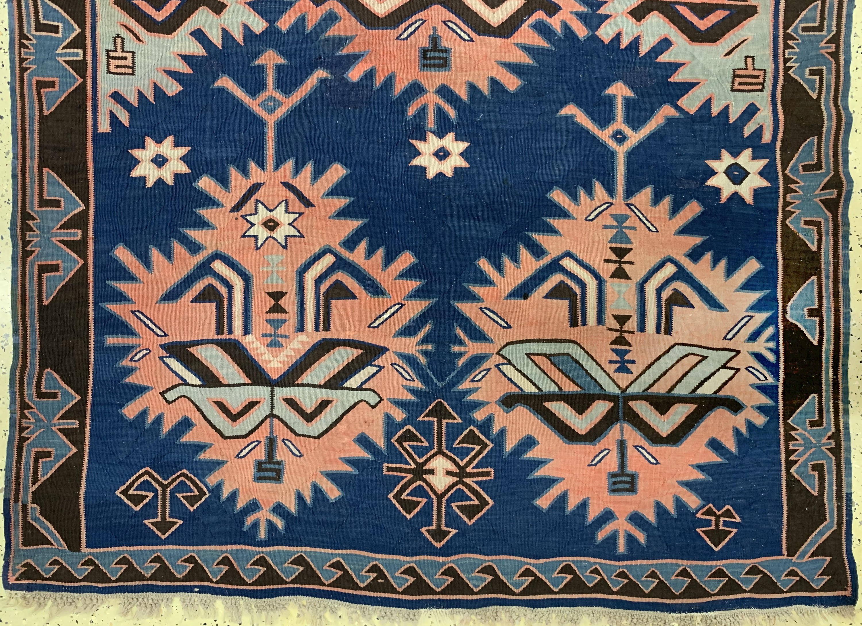 Detail c: Avar Kelim, Kaukasus, 19.Jhd, Wolle auf Wolle, ca. 335 x 150 cm, EHZ: 2