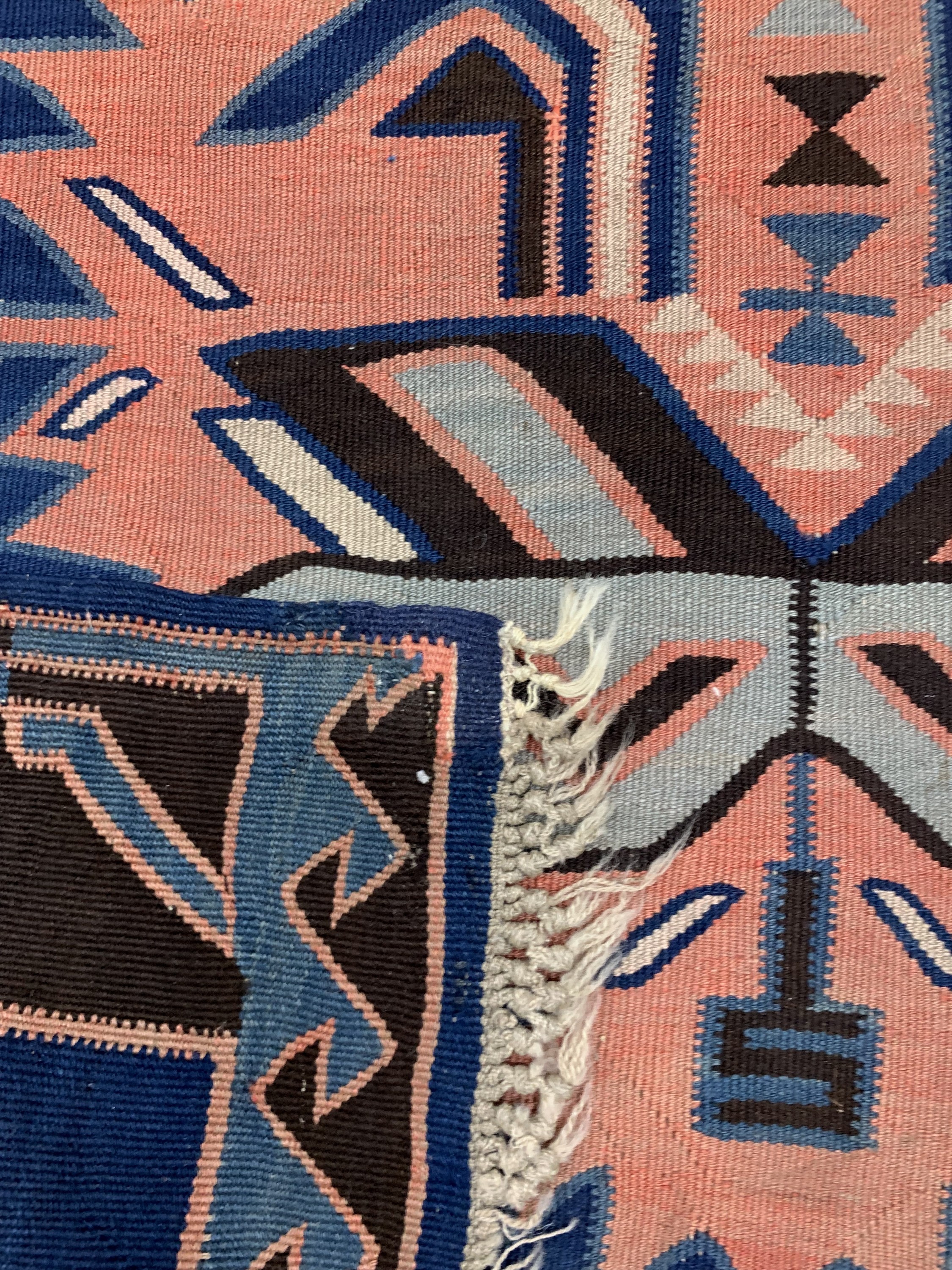 Detail e: Avar Kelim, Kaukasus, 19.Jhd, Wolle auf Wolle, ca. 335 x 150 cm, EHZ: 2