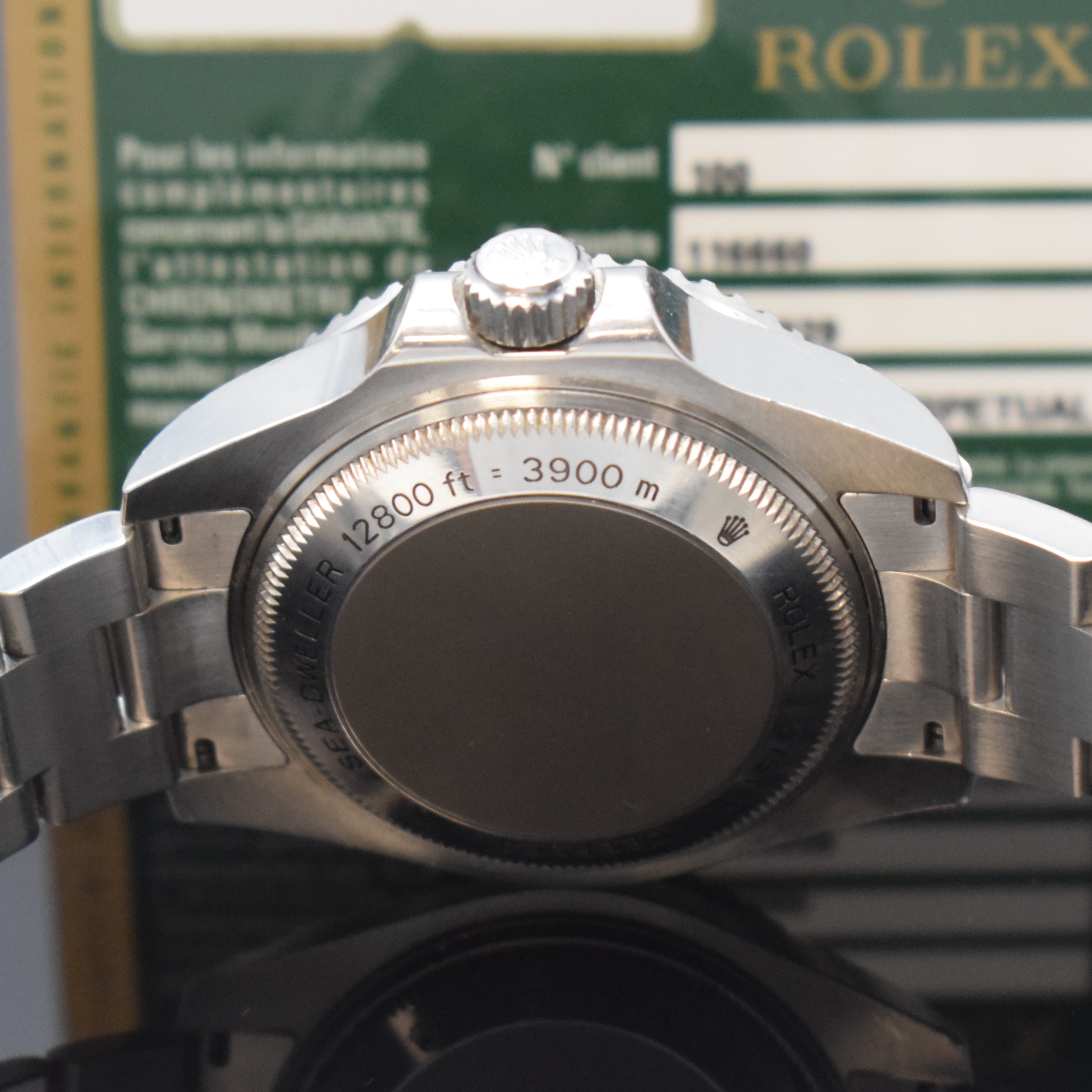 Detail e: ROLEX Herrenarmbanduhr Oyster Perpetual Date Sea-Dweller Deepsea Referenz 116660, Schweiz verk. lt. beil. Pap. 07/2009, Automatik, V- Serie, ...