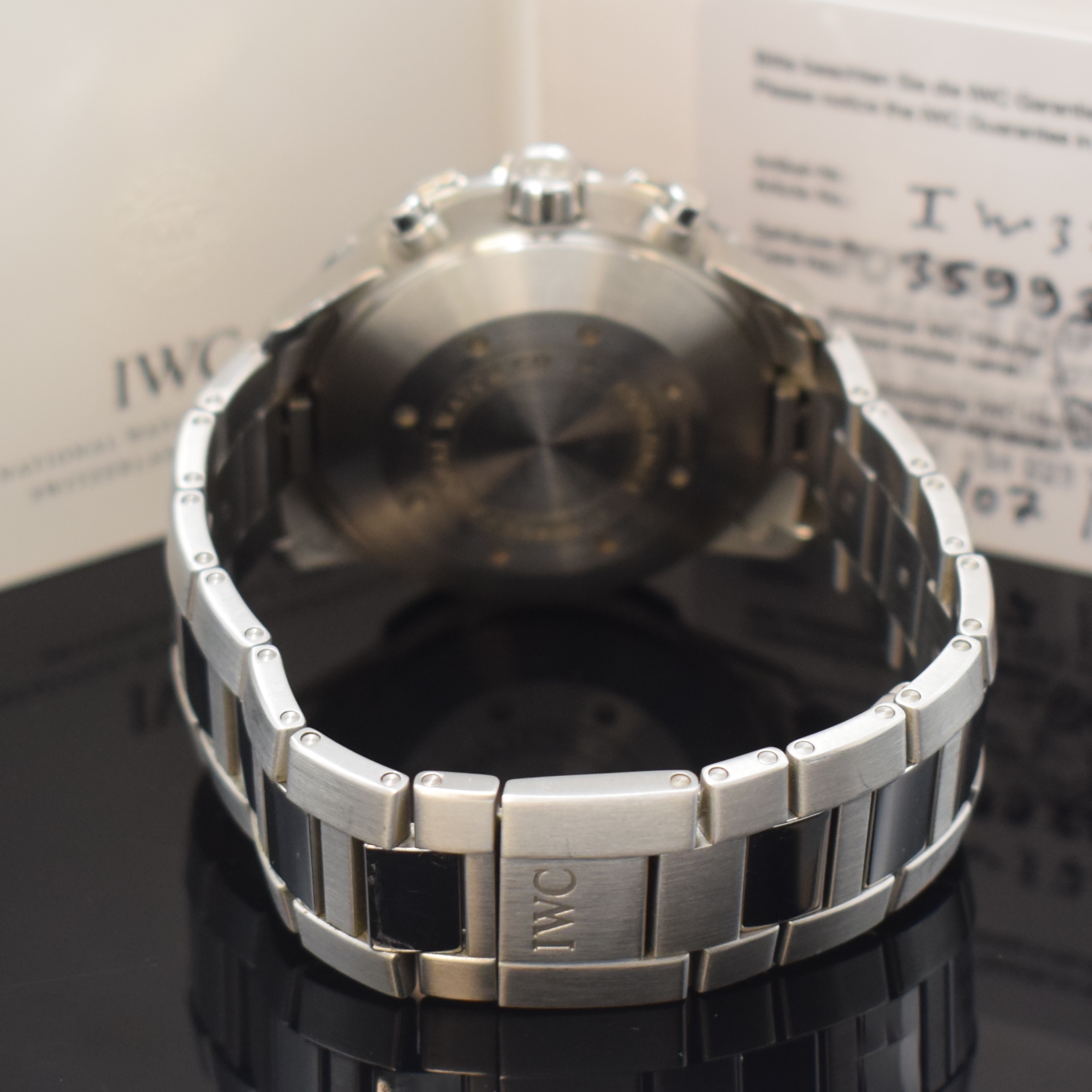 Detail b: IWC Aquatimer Herrenchronograph Referenz IW376703, Schweiz verk. lt. beil. Pap. 07/2011, Automatik, Edelstahl inkl. orig. Gliederband mit Faltschl., ...