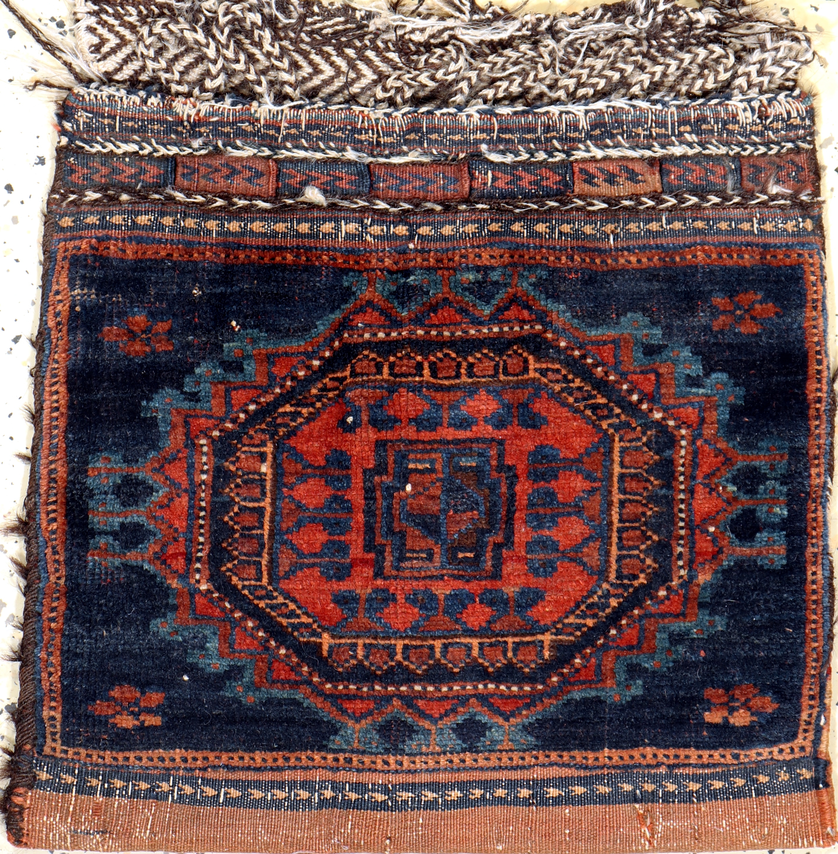 Belutsch Tasche, Persien, um 1900, Wolle auf Wolle, ca. 50 x 45 cm, EHZ: 3